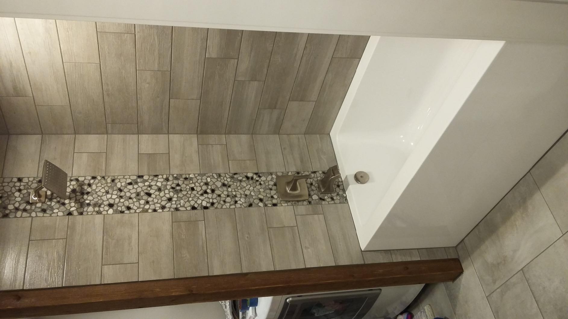 KINGSTON BRASS VTDE603122L 60-Inch Contemporary Alcove Acrylic Bathtub with Left Hand Drain and Overflow Holes, White customer photo 1