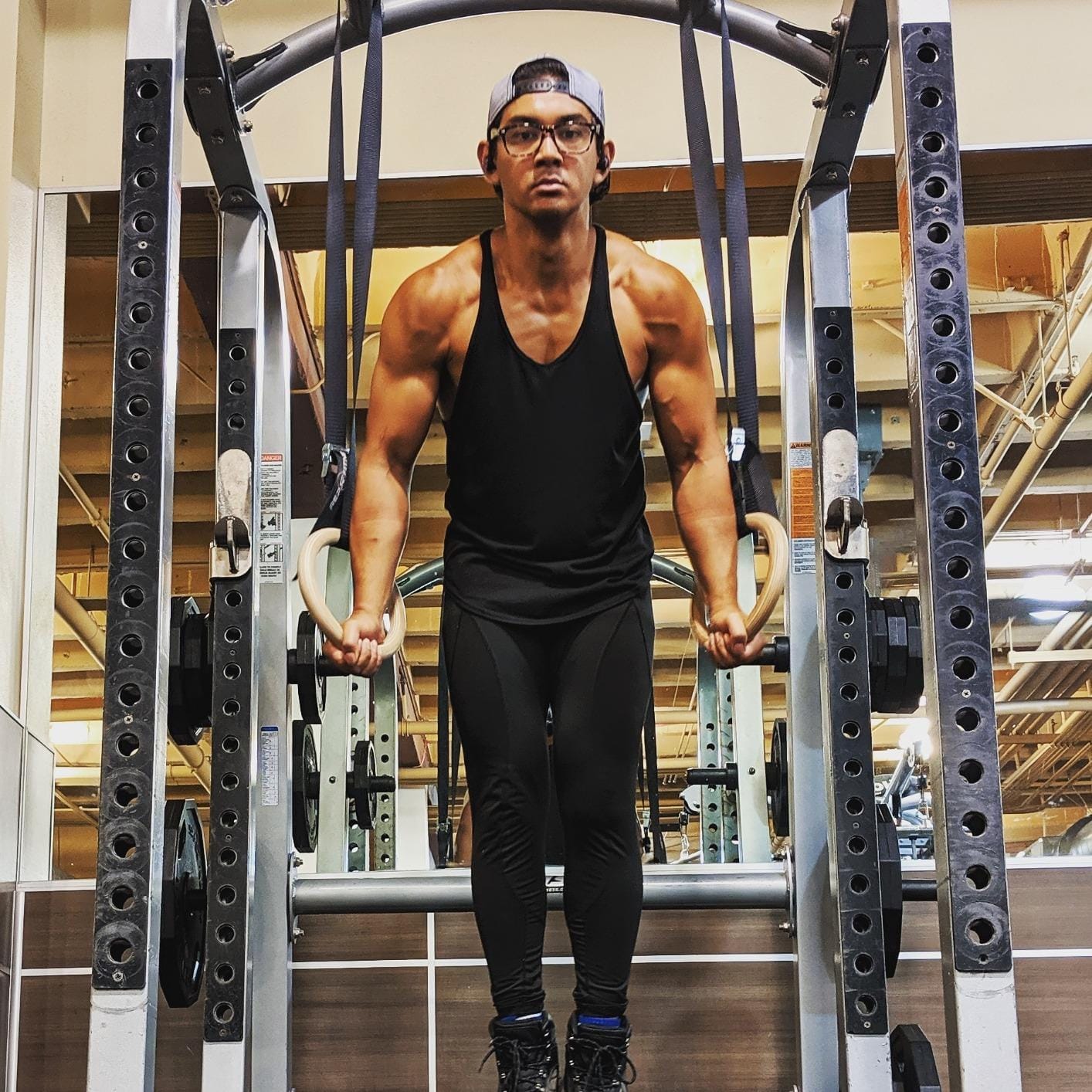 REP Fitness Wood Gymnastic Rings with Numbered Heavy Duty Adjustable Straps - Perfect for Cross-Training Workouts, Gymnastics and Conditioning customer photo 1