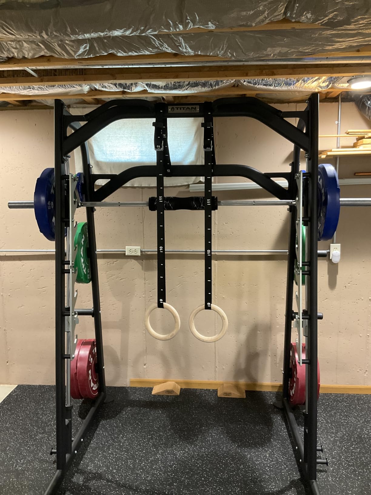 REP Fitness Wood Gymnastic Rings with Numbered Heavy Duty Adjustable Straps - Perfect for Cross-Training Workouts, Gymnastics and Conditioning customer photo 2