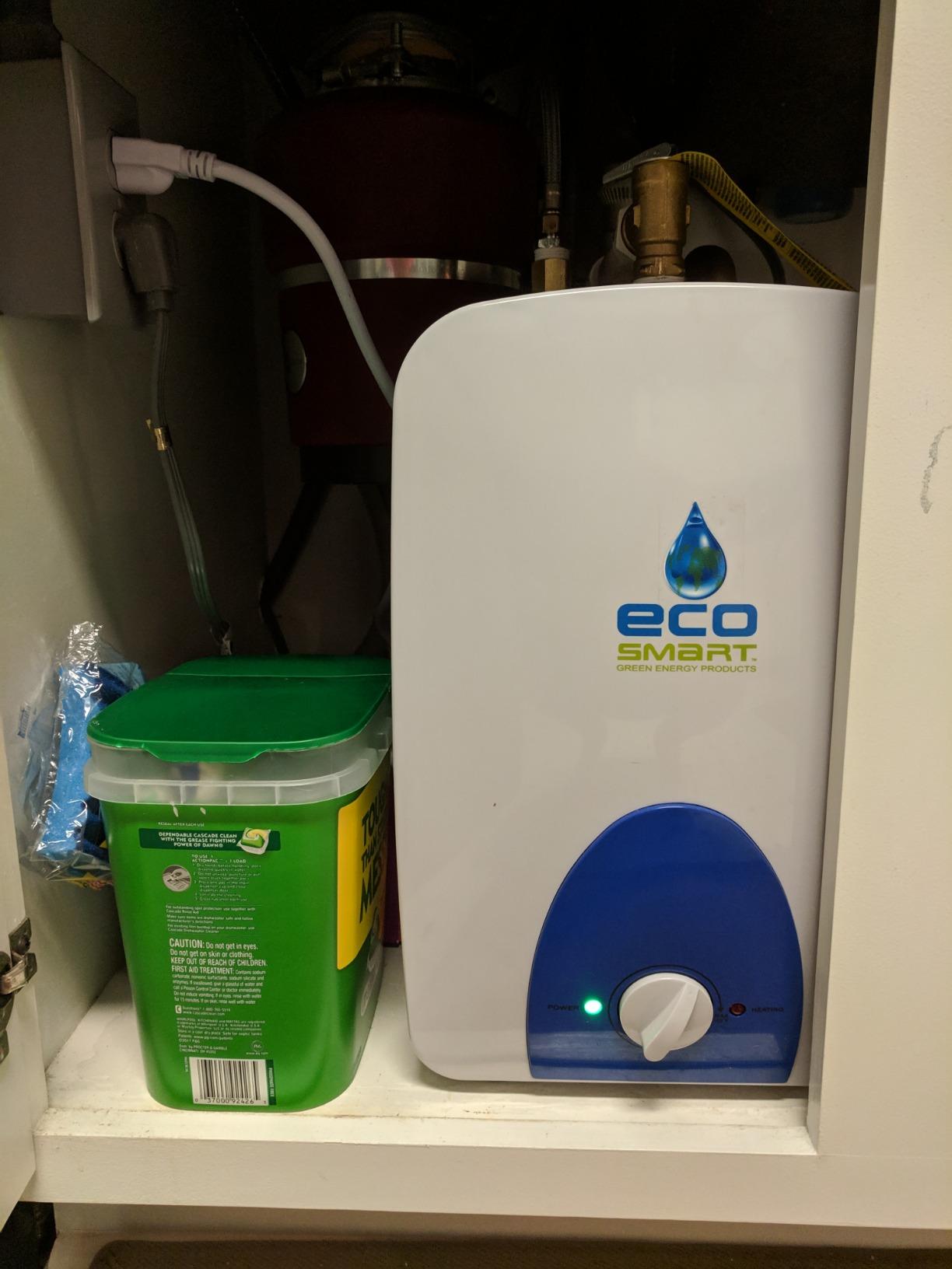 EcoSmart ECO MINI 2.5 - 2.5-Gallon 120V Electric Mini Tank Water Heater customer photo 2