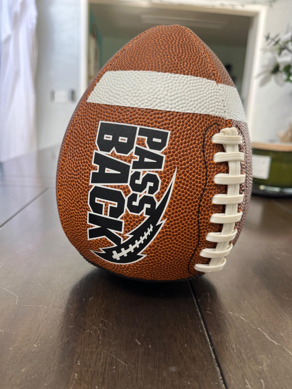 Passback Junior Composite Football, Ages 9-13, Youth Training Football, (Ships Deflated) customer photo 2