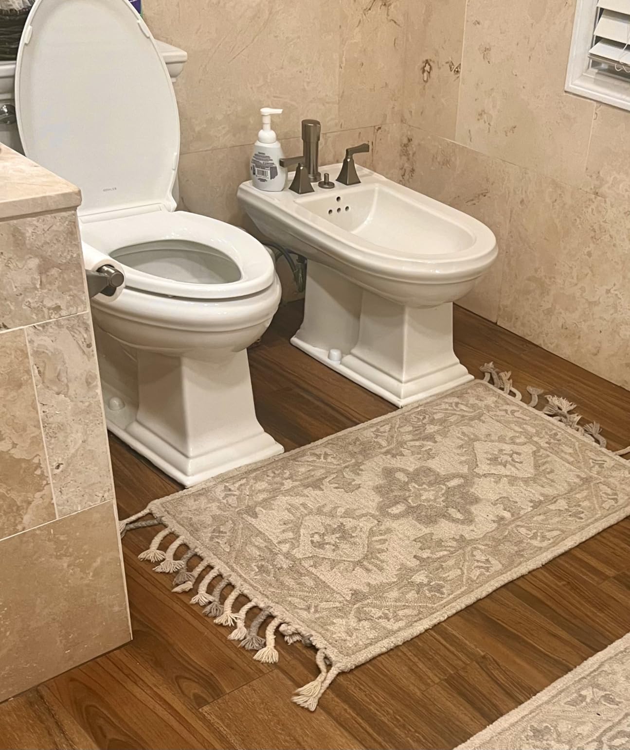 100 sq ft Electric Floor Heating Mat Kit, 120V Electric Radiant in Floor Heating System for Tile and Stone with 7-Day Programmable Radiant Floor Heating Thermostat and Floor Sensor Aube TH115-AF-120S customer photo 1