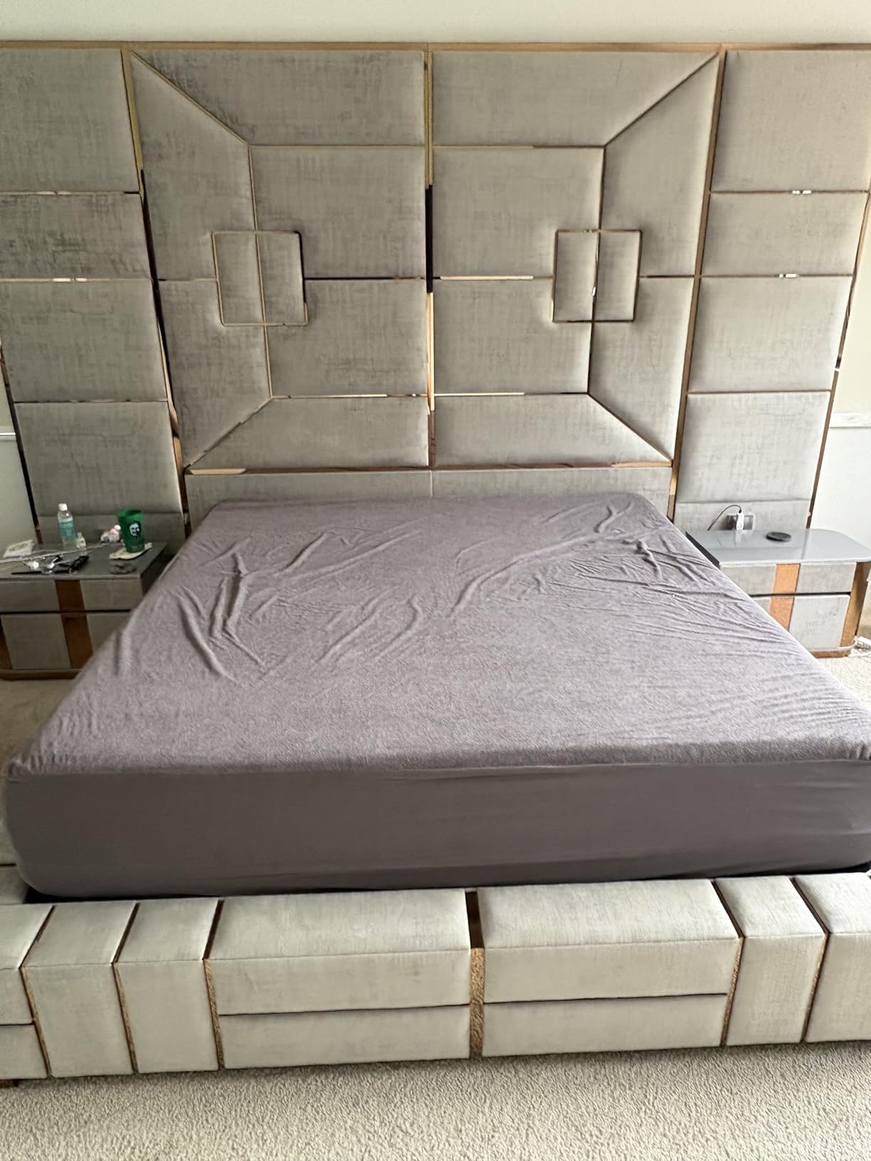 SafeRest Waterproof Mattress Protector Queen Size - Fitted Style, Noiseless, Hypoallergenic customer photo 1
