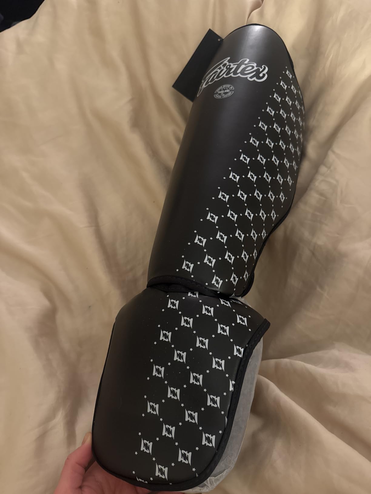 Fairtex SP5 Muay Thai Shin Guards for Men, Women, Kids | Shinguards are Premium, Lightweight & Durable | Extended Protection to Avoid shin splints During Training or Sparring customer photo 1
