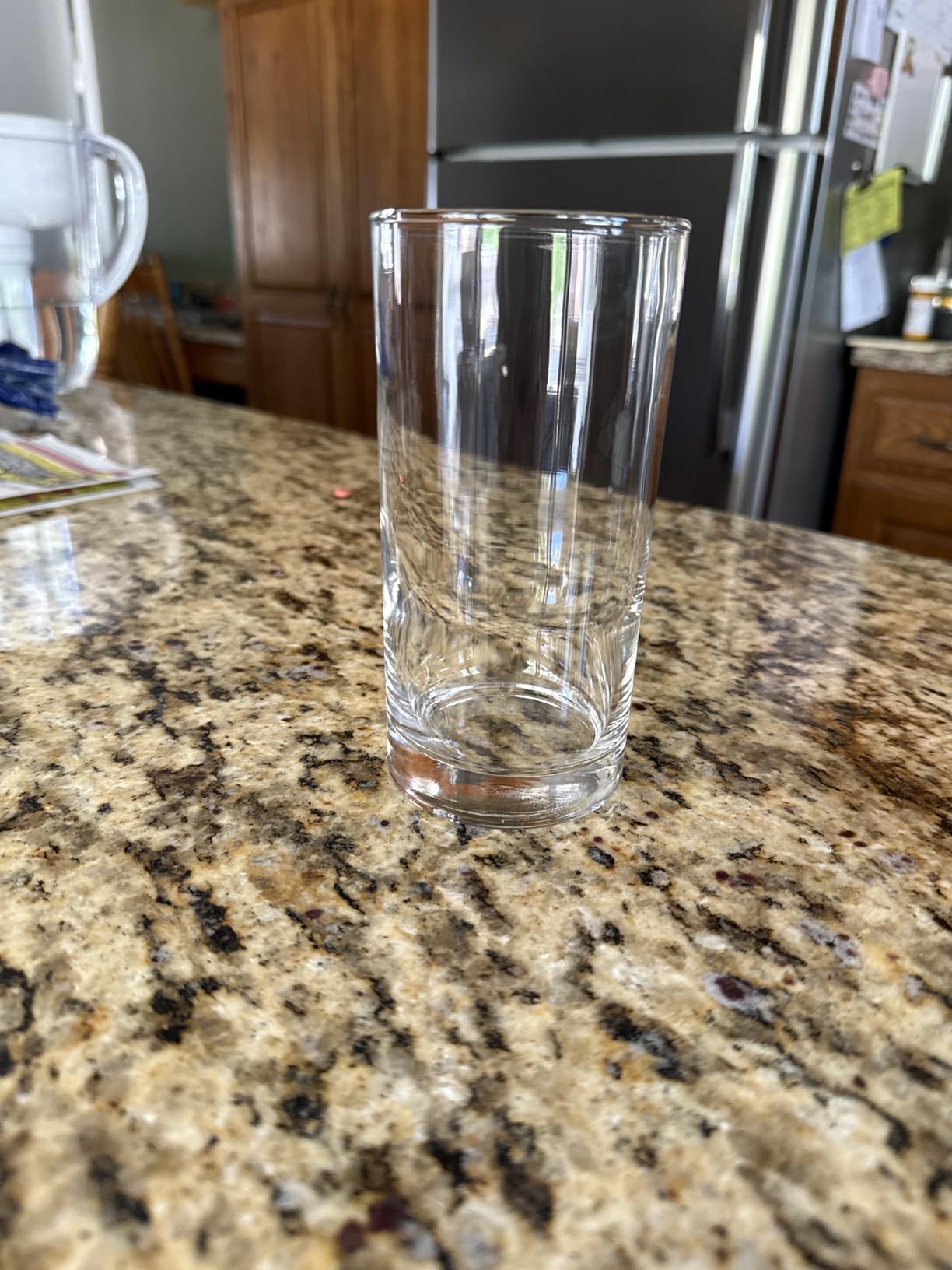 Heavy Base Drinking Glasses Set of 8, Weighted Clear Water Cups | 15.5 oz Capacity for Water, Juice, Soda, Cocktails, and More with Weighted Base and Dishwasher-Safe Cleanup customer photo 2