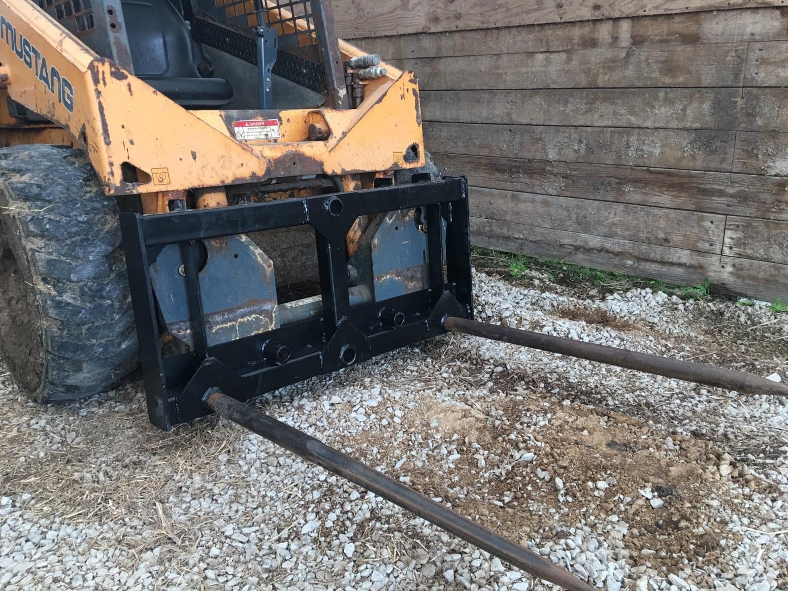 Titan Attachments HD Skid Steer Hay Frame Attachment, Two 49