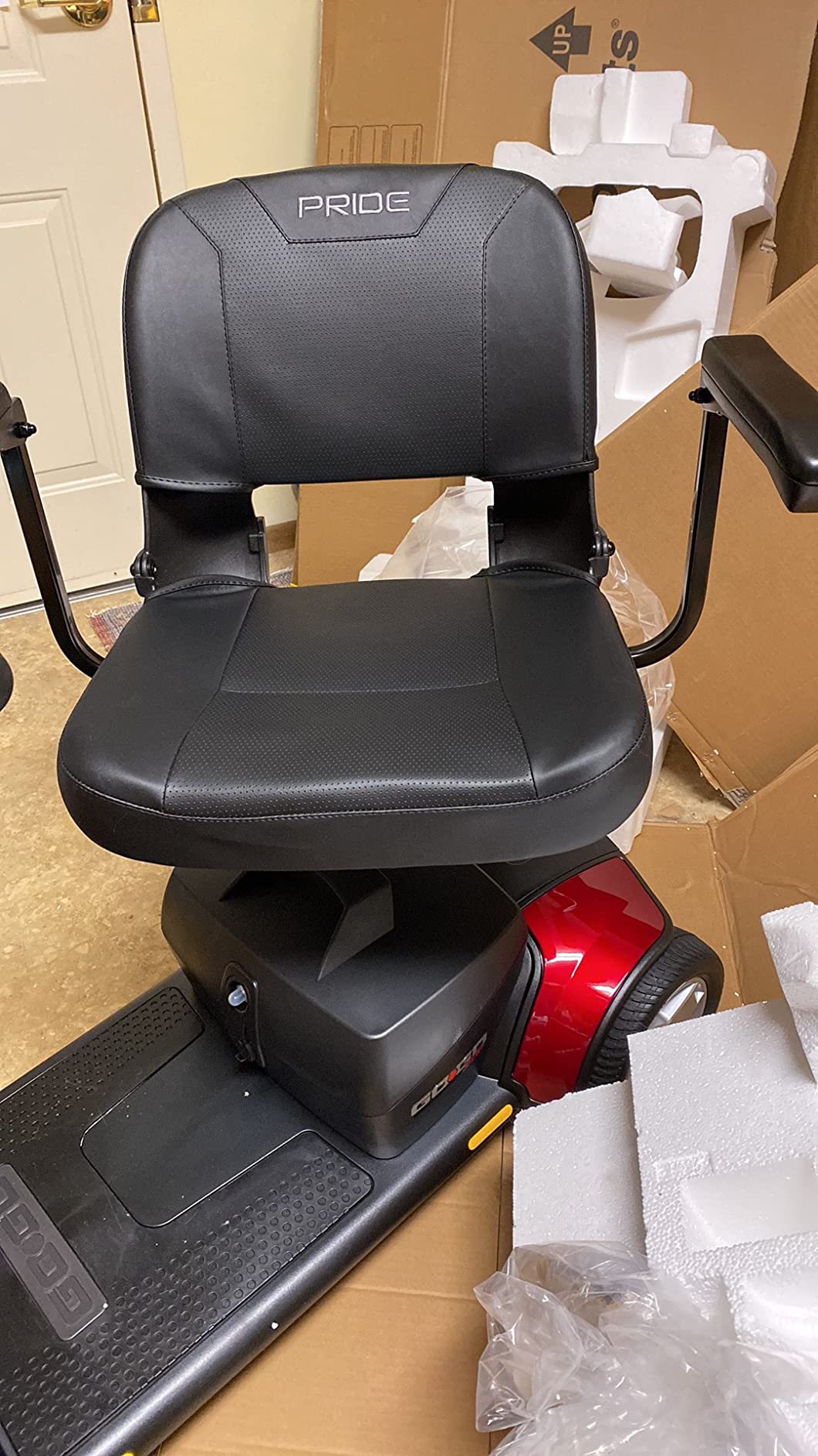 Pride Mobility S74 Go-Go Sport 4-Wheel Electric Mobility Scooter for Adults with Free Challenger Mobility Accessory customer photo 1