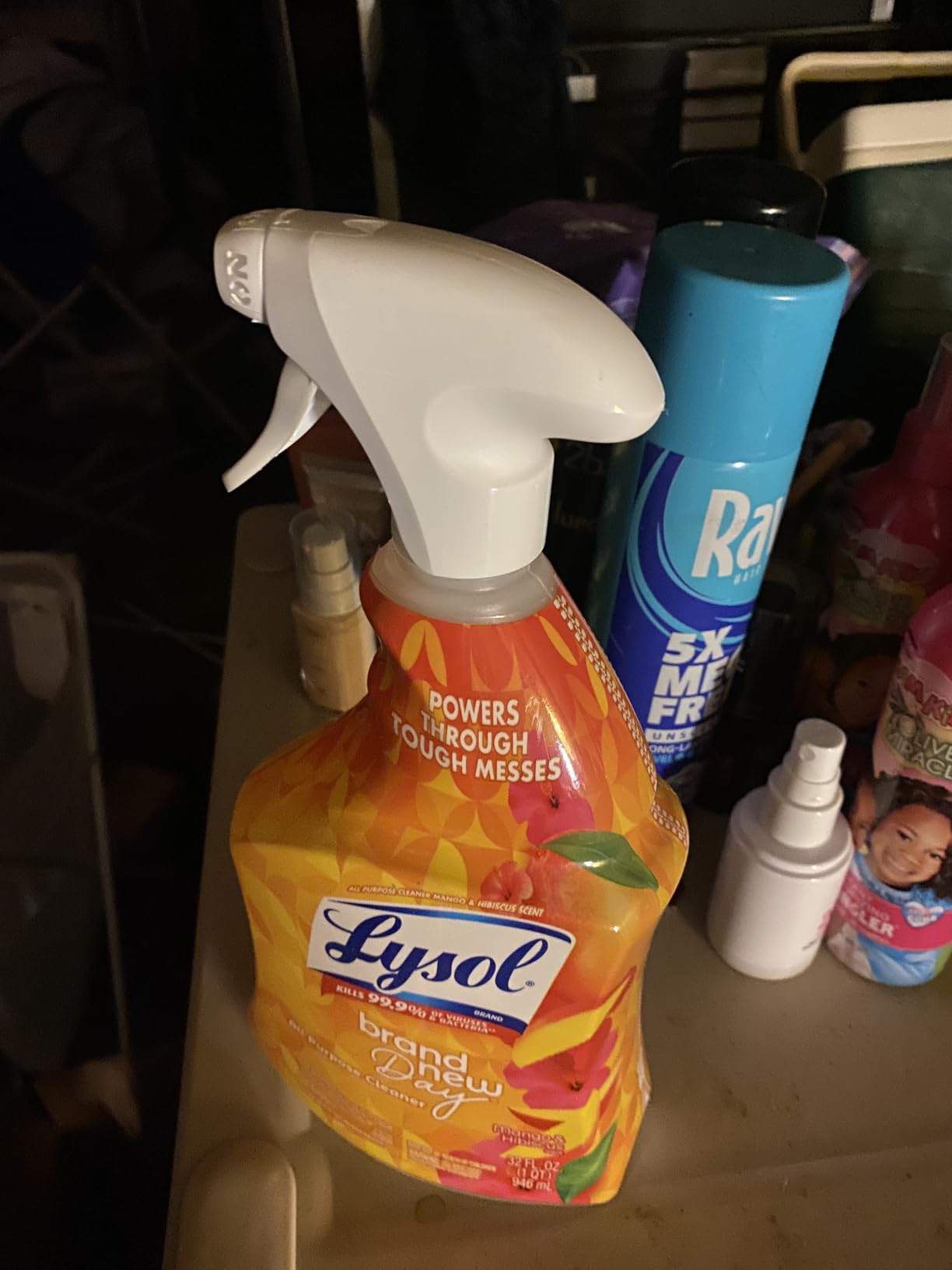 Lysol All Purpose Cleaner Spray, Disinfectant, Lemon, 32oz | Multipurpose Cleaner, Sanitizer & Disinfectant Spray, Degreaser, Multi-Surface Kitchen & Bathroom Cleaner, Cleaning Supplies customer photo 2