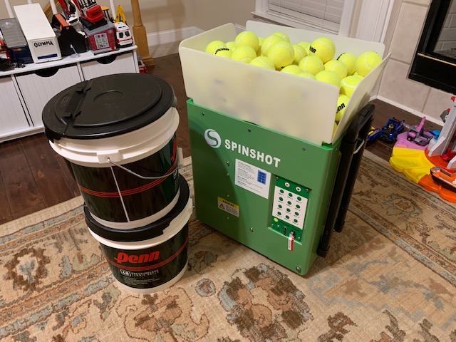 Spinshot Plus Tennis Ball Machine (Best Model for an Intermediate Player) customer photo 1