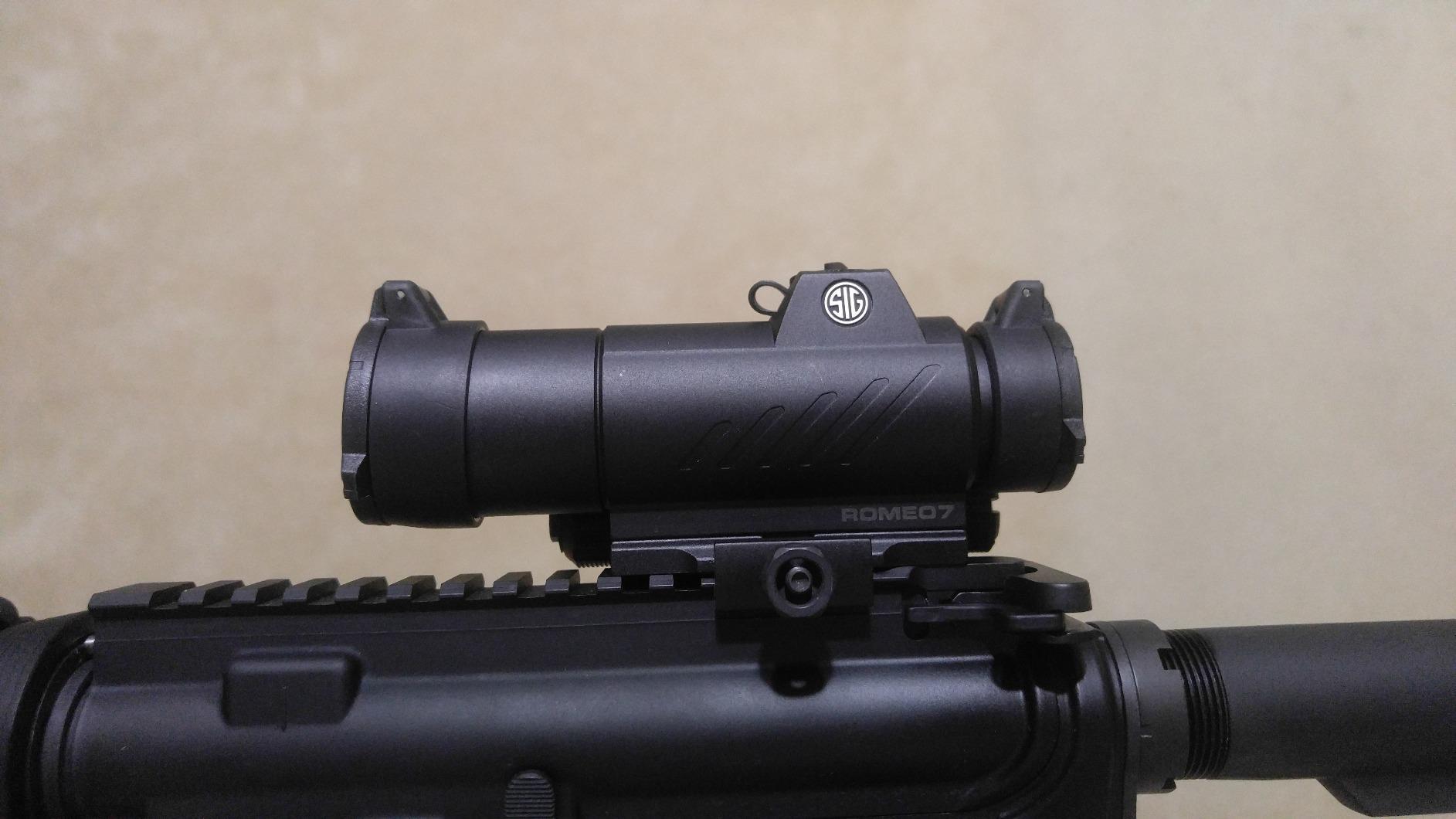 SIG SAUER Romeo7 1x30MM Durable Aluminum Waterproof Fogproof Closed Full Size 2 MOA Red Dot Sight customer photo 1