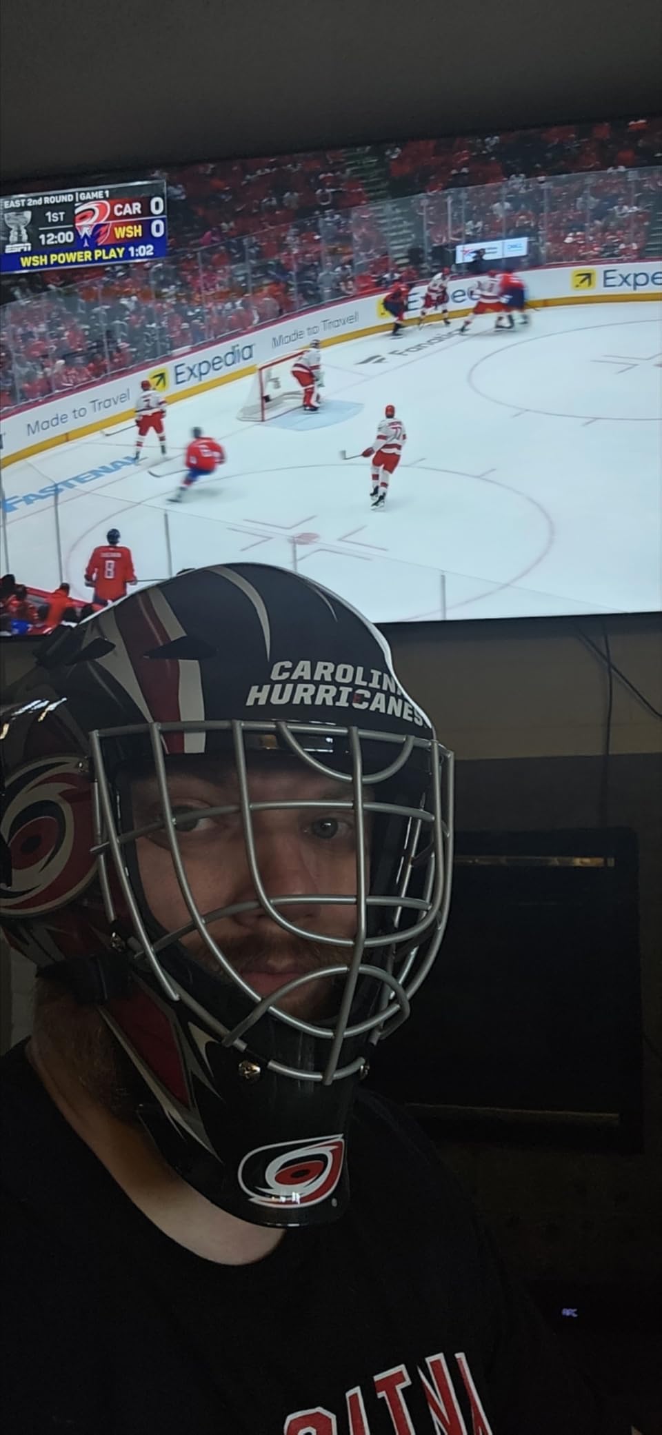 Franklin Sports Team Licensed NHL Hockey Goalie Face Mask - Goalie Mask for Kids Street Hockey - Youth NHL Team Street Hockey Masks customer photo 2
