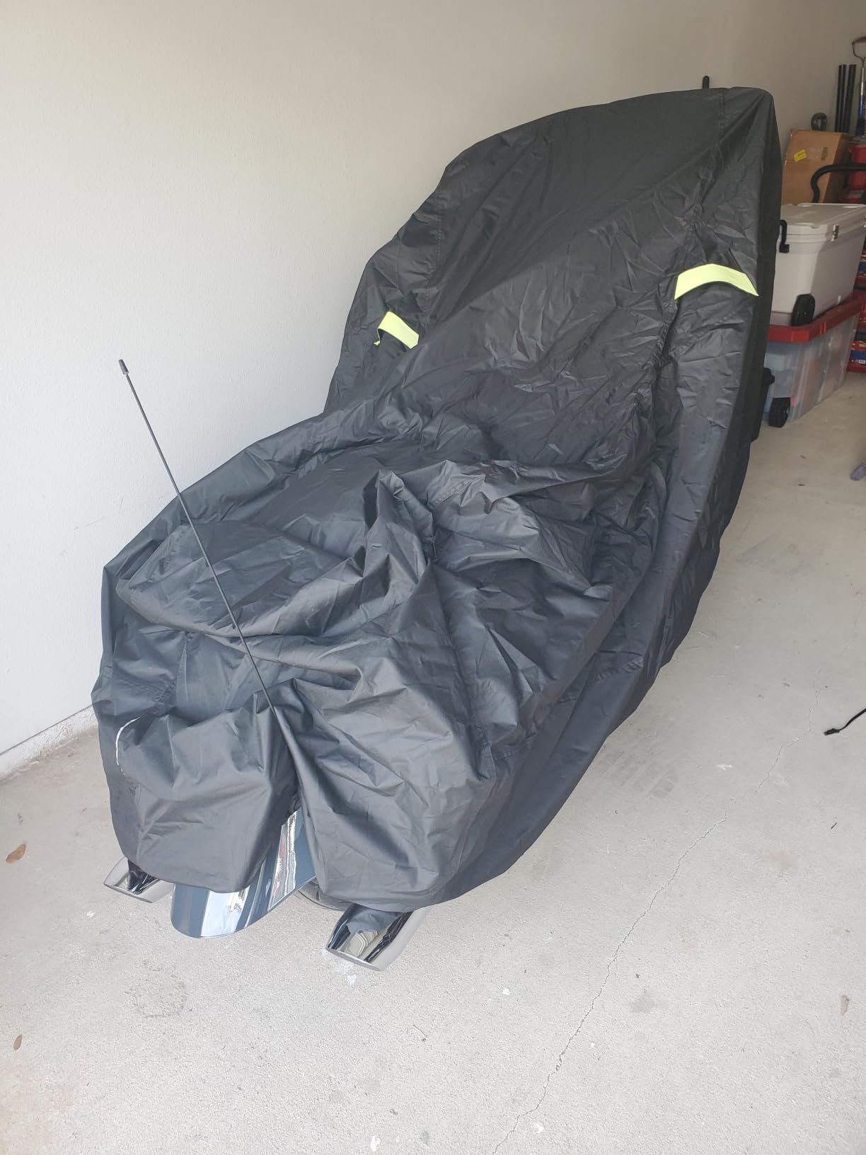 Badass Moto Waterproof Motorcycle Cover for Large Cruisers, Black L 97