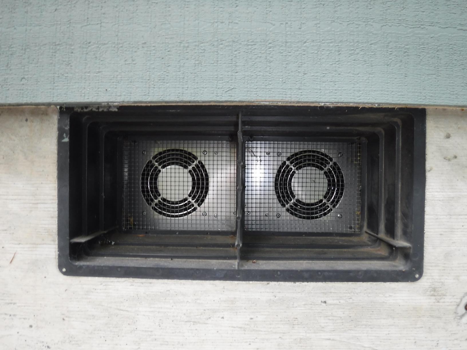 Durablow 220 CFM Air-Out Stainless Steel Crawl Space Vent Fan, Dual Fans | with Dehumidistat & Thermostat, Foundation Vent, Radon Mitigation, for Crawl Space, Basement (Stainless Steel, M2D) customer photo 2