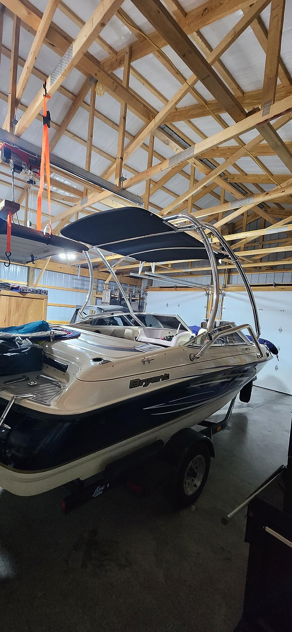 Reborn Catapult Polished Wakeboard Tower and Flat Tower Bimini Package customer photo 1