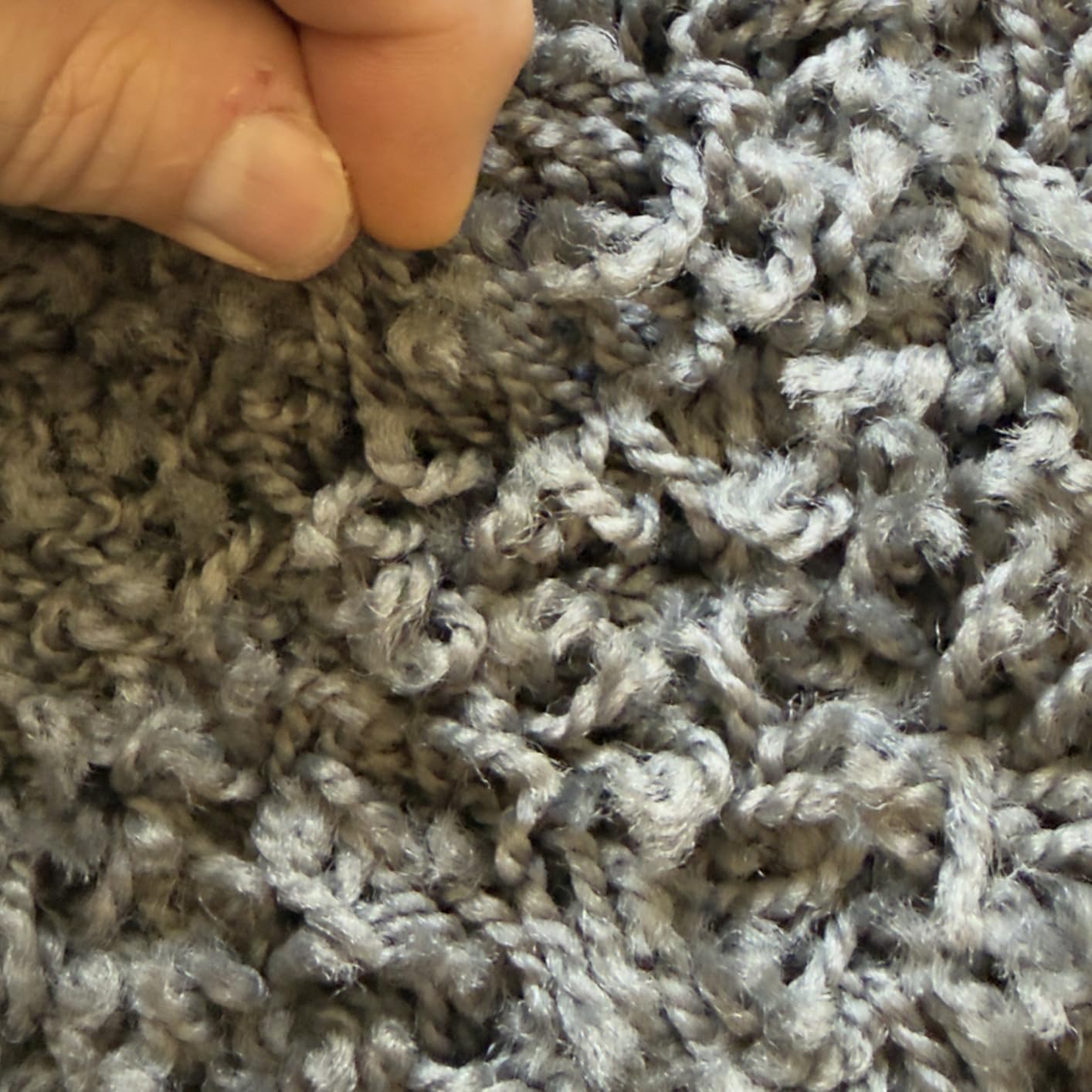 Unique Loom Solid Shag Collection Area Rug (6' 1