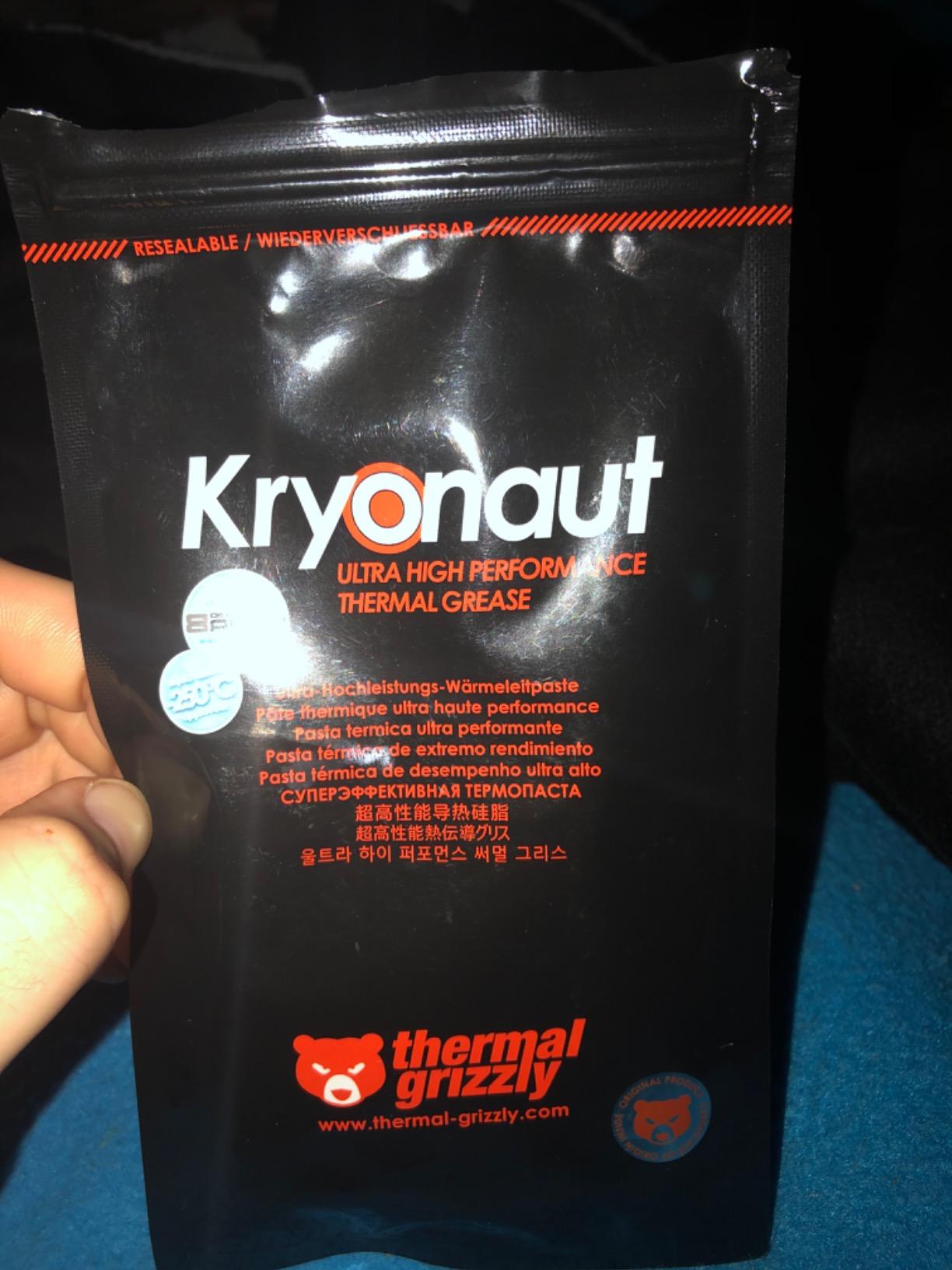 Thermal Grizzly Kryonaut - 1 Gram - Extremely High Performance Thermal Paste for CPU/GPU/PS4/PS5/Xbox customer photo 1
