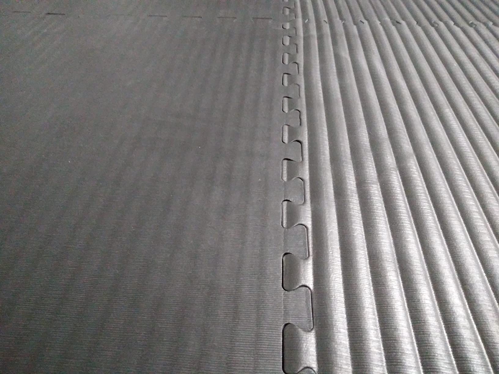 We Sell Mats 3/4 Inch Thick Martial Arts EVA Foam Exercise Mat, Tatami Pattern, Interlocking Floor Tiles for Home Gym, MMA, Anti-Fatigue Mats, 24 in x 24 in customer photo 1