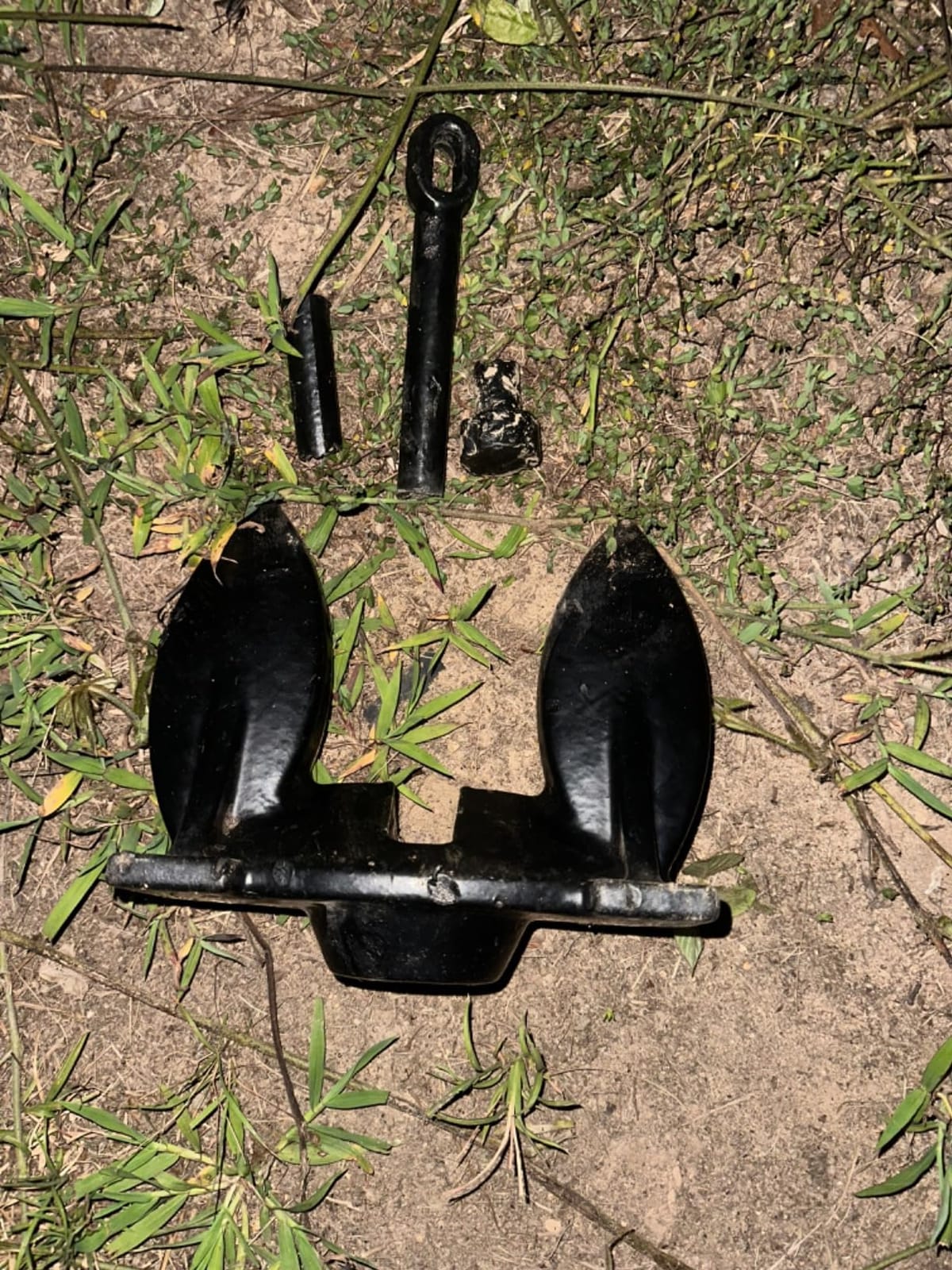 Extreme Max 3006.6527 BoatTector Vinyl-Coated Navy Anchor - 20 lbs. customer photo 1