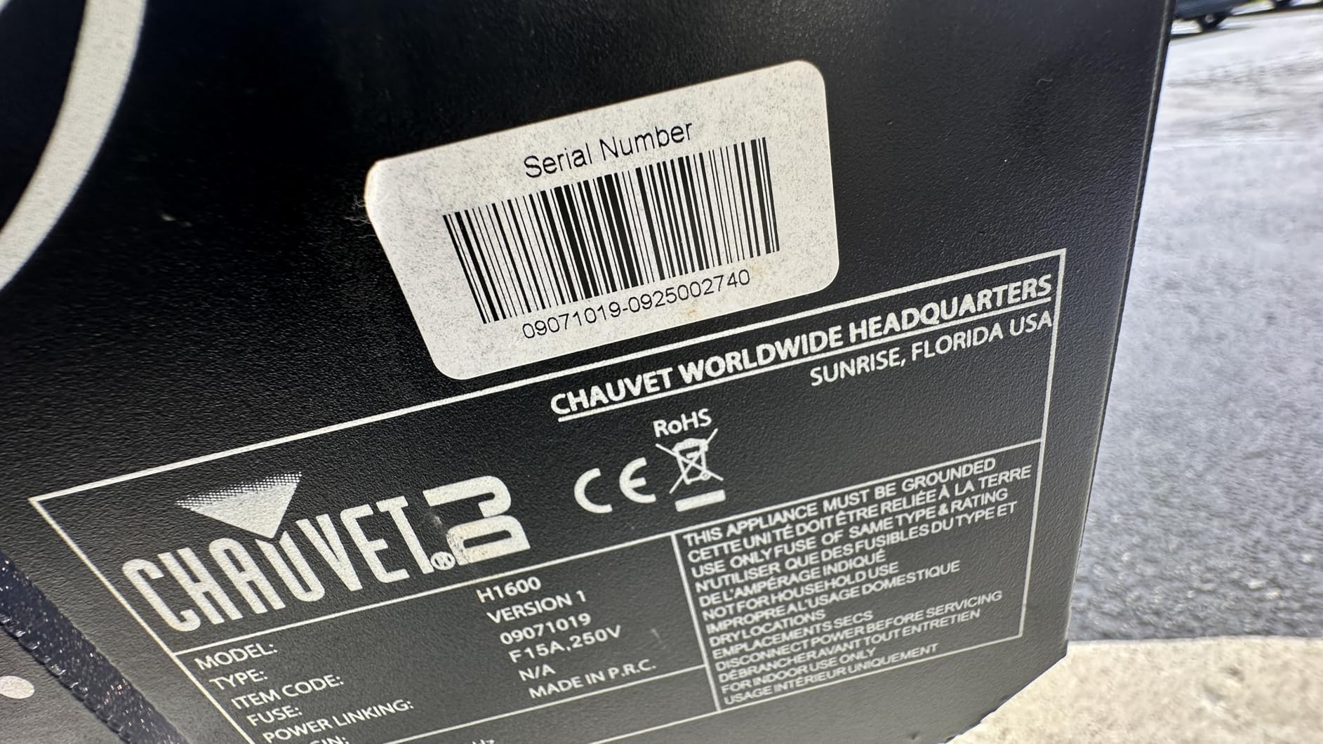 CHAUVET DJ Hurricane 1600 Compact High-Output Fog Machine w/Timer Remote & Automatic Shut-Off, BLACK | High-output smoke effect, water-based fluid, compact haze unit, stage theater and party use, wired control customer photo 2