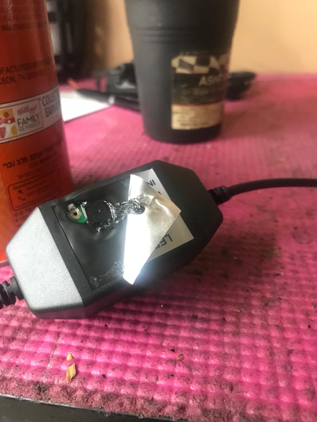 DC 12V-24V 3A LED Strip Dimmer Switch LED Tape Dimmer Controller PWM Inline Rotary Dimmer 5.5mm x 2.1mm DC Jack for COB LED Strip SMD 5050 3528 2835 5630 LED Ribbon LED String Light, Black customer photo 2