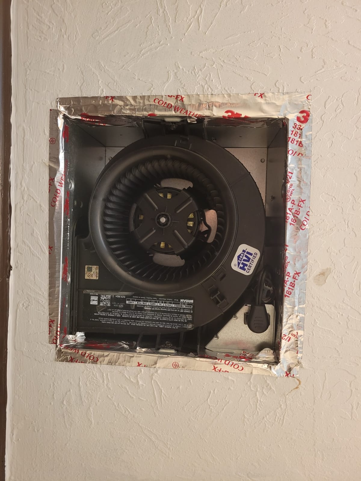 Broan-NuTone AE110 Bathroom Exhaust Fan, 110 CFM, 1.0 Sones, Energy Star customer photo 1