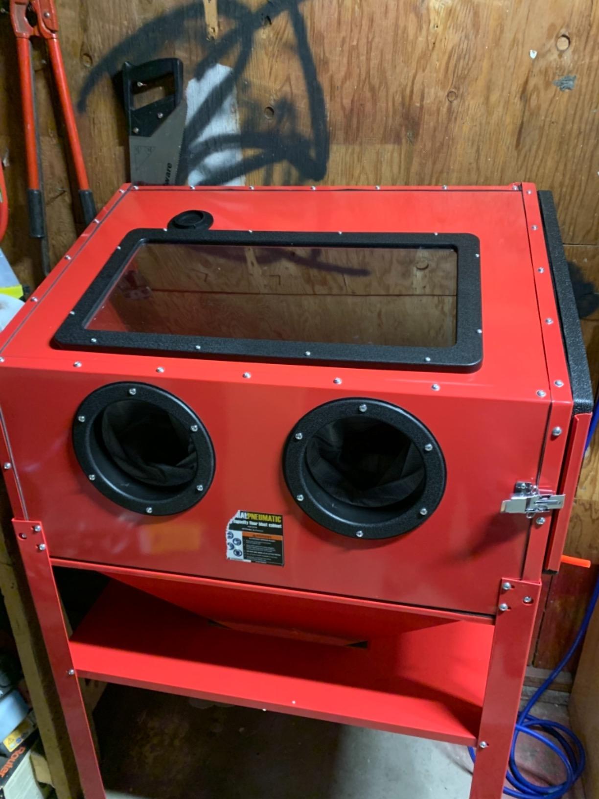 Central Pneumatic 40 Lb. Capacity Floor Blast Cabinet by Central Pneumatic customer photo 2