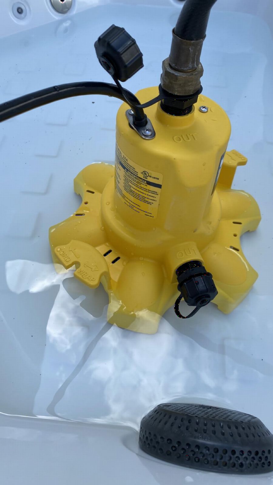 WAYNE WaterBUG Submersible Water Pump for Water Removal | 1/6 HP, 1350 GPH, Utility Pump, High Flow, For Yard Garden Pond Basement Window Wells customer photo 1