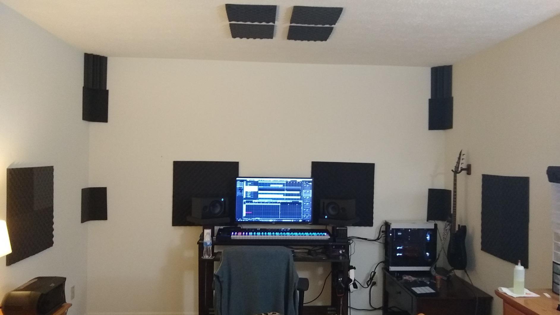 Acoustic Foam Bass Trap Studio Corner Wall 12