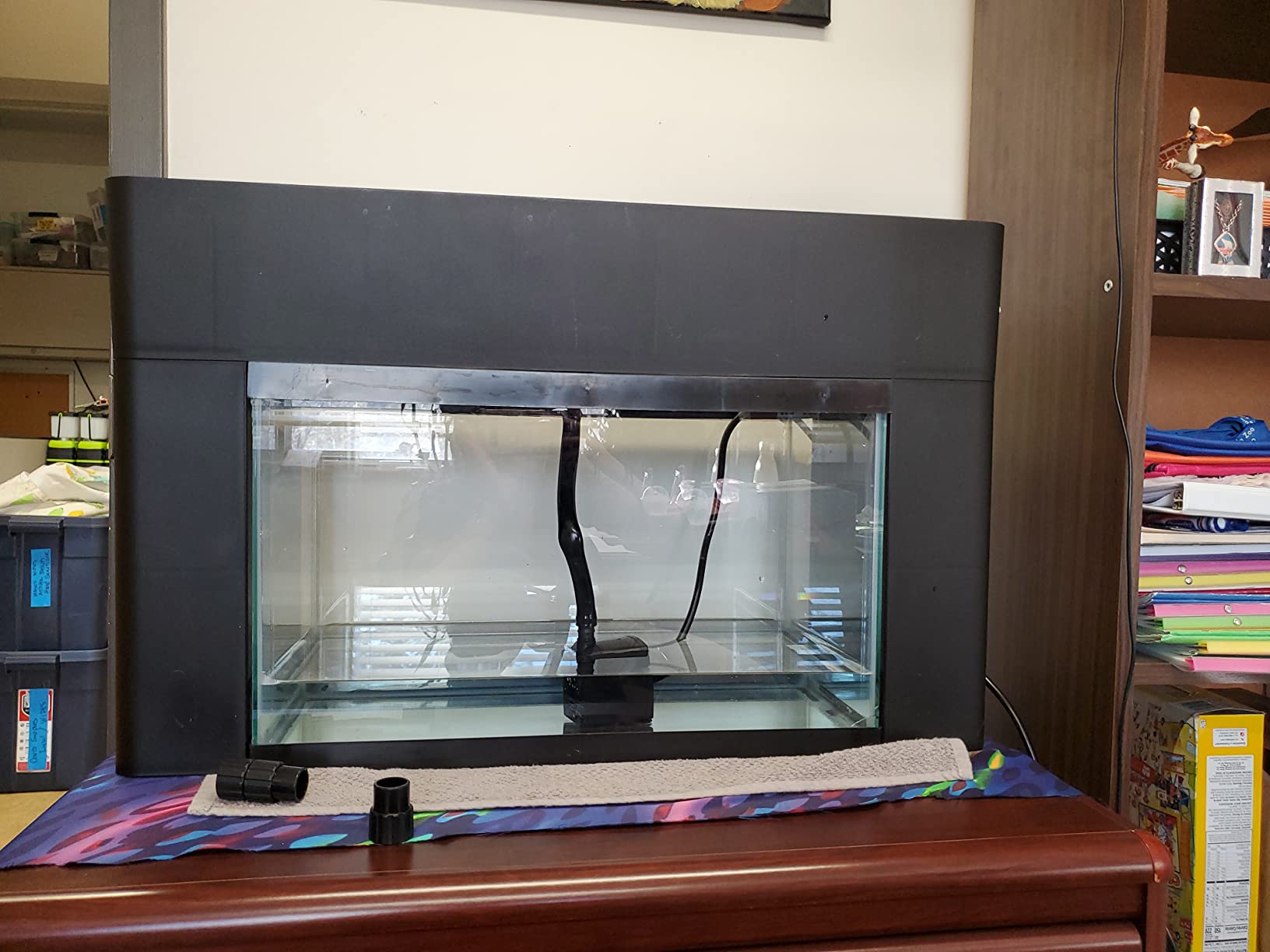 AquaSprouts Aquaponics Garden, Self-Sustaining Desktop Aquarium Hydroponics Ecosystem Kit, fits Standard 10 Gallon Aquariums customer photo 1