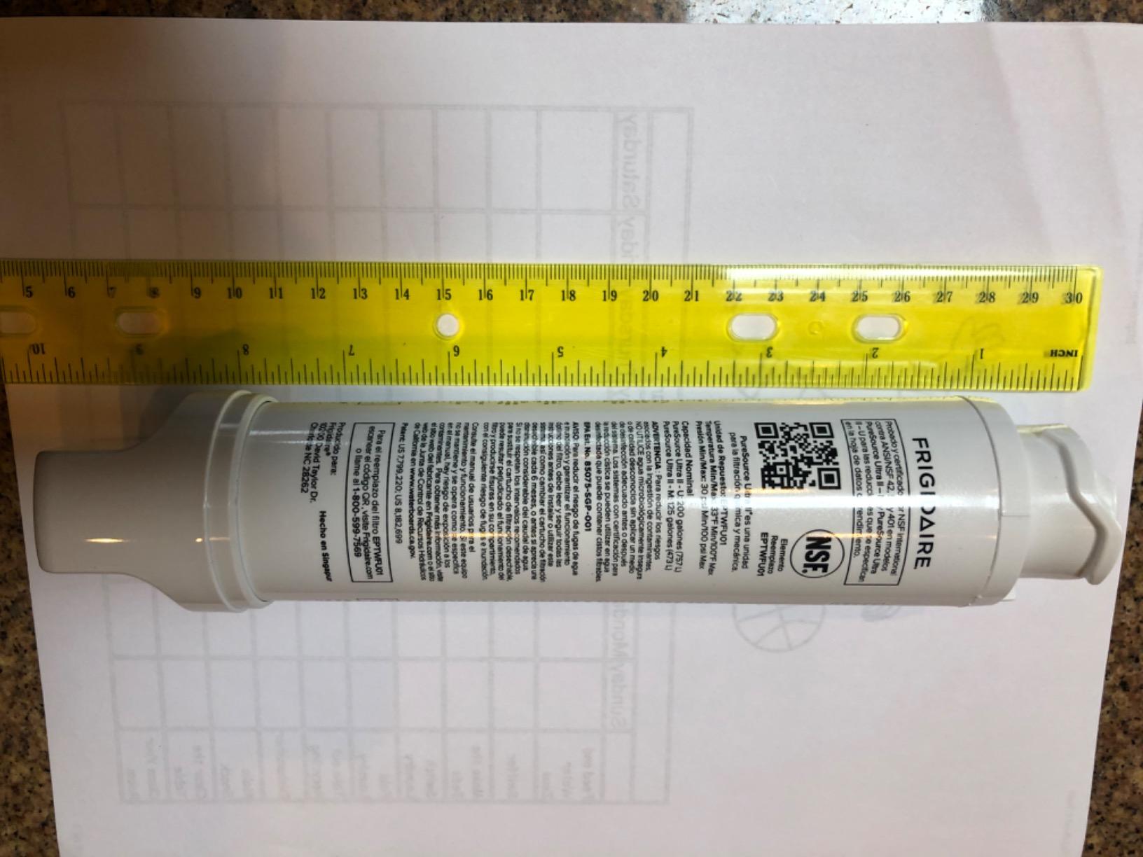 FRIGIDAIRE EPTWFU01 PureSource Ultra II Refrigerator Water Filter customer photo 2
