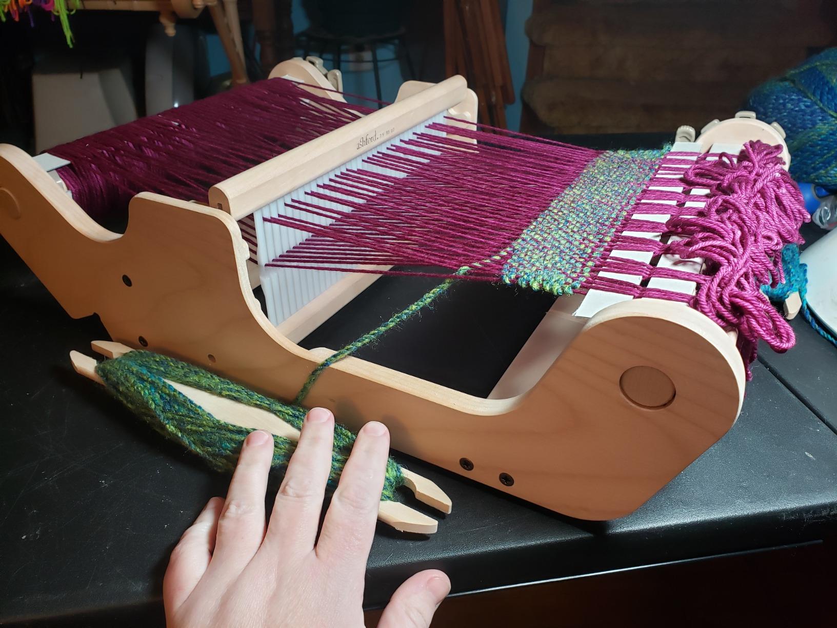 Ashford SampleIt Weaving Loom, 10 (25cm) Weaving Width customer photo 1