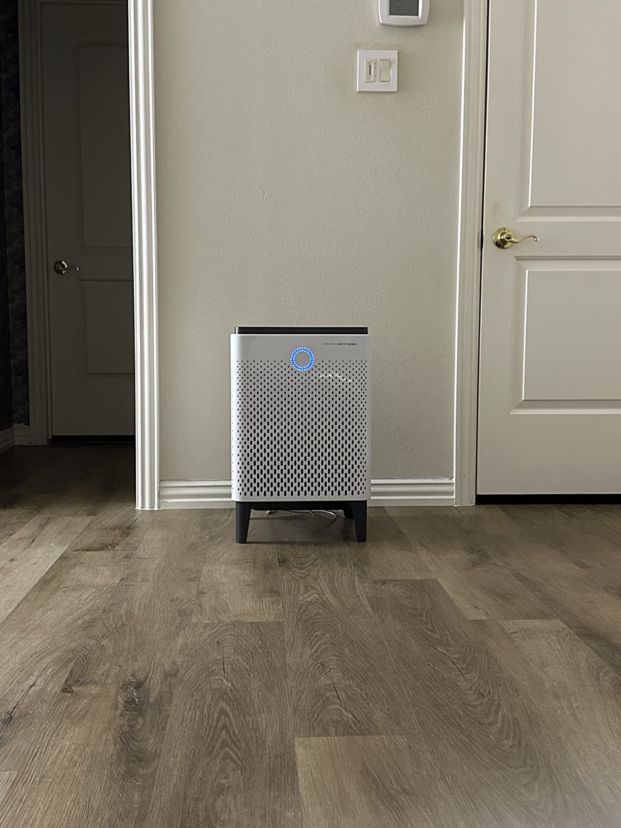 COWAY Air Purifier for Home Up to 3,120ft², Washable Pre-Filter and HEPA Filter for Smoke, Allergies, Pet Dander, Odor, AQI, Auto & Sleep Mode, Timer, 5yr Warranty, Airmega 400 White, AP-2015F customer photo 1