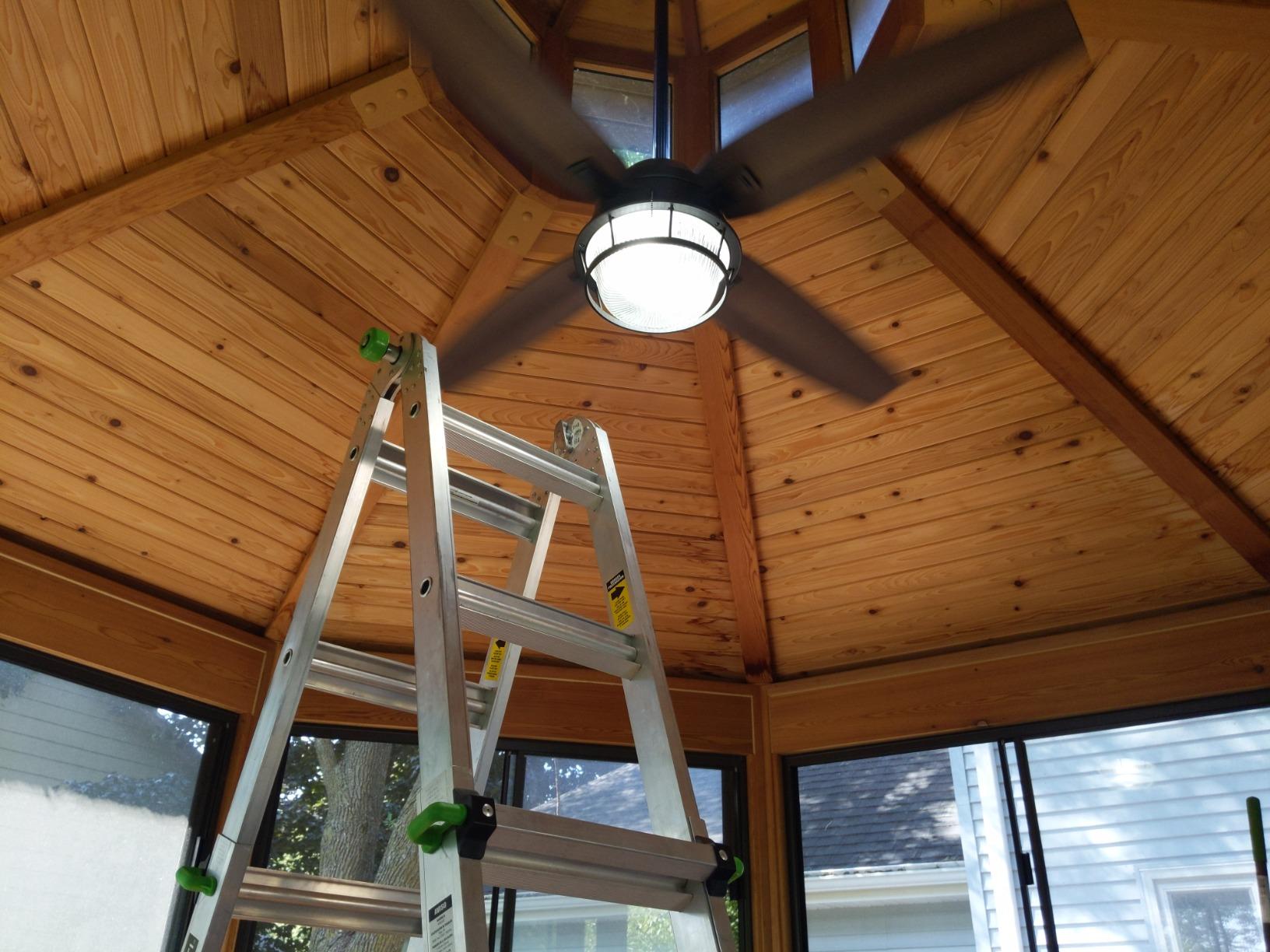 Hunter Ocala, Outdoor or Indoor, Ceiling Fan, Rustic, 52 inch, Noble Bronze customer photo 2