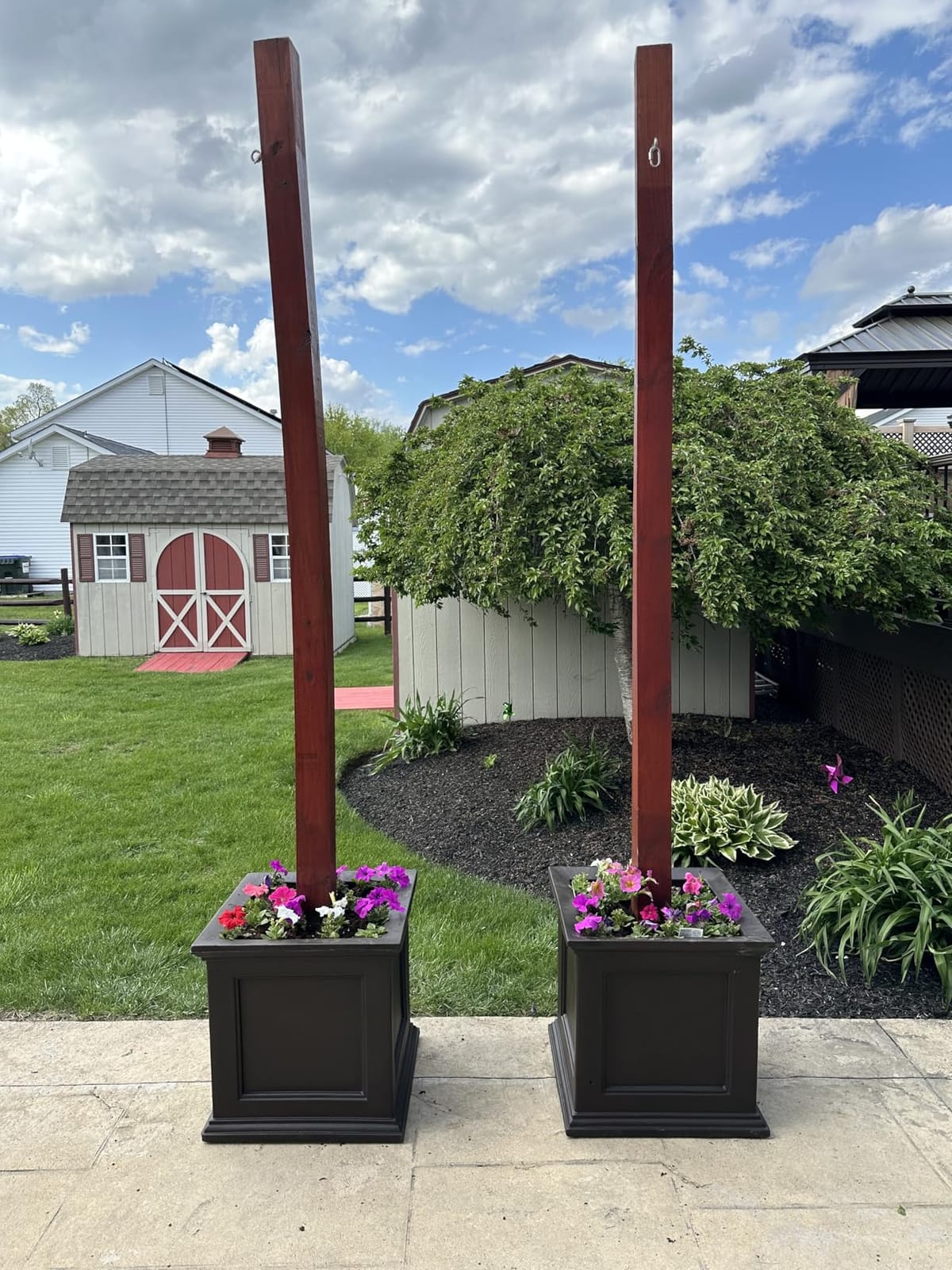 Mayne Fairfield 20in Self-Watering Square Planter, Espresso | Self-watering, All season, Fade resistant, Double-wall design, 15-year warranty customer photo 1