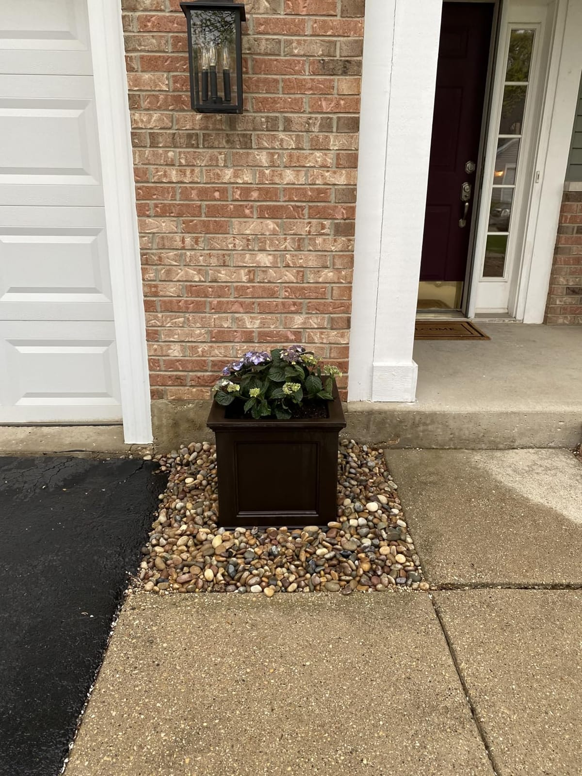 Mayne Fairfield 20in Self-Watering Square Planter, Espresso | Self-watering, All season, Fade resistant, Double-wall design, 15-year warranty customer photo 2