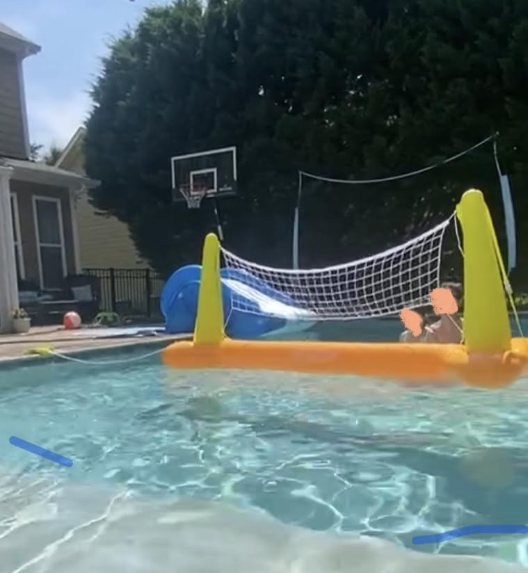 Intex Floating Swimming Pool Toy Volleyball Game Family Kids Play Inflatable Fun customer photo 1