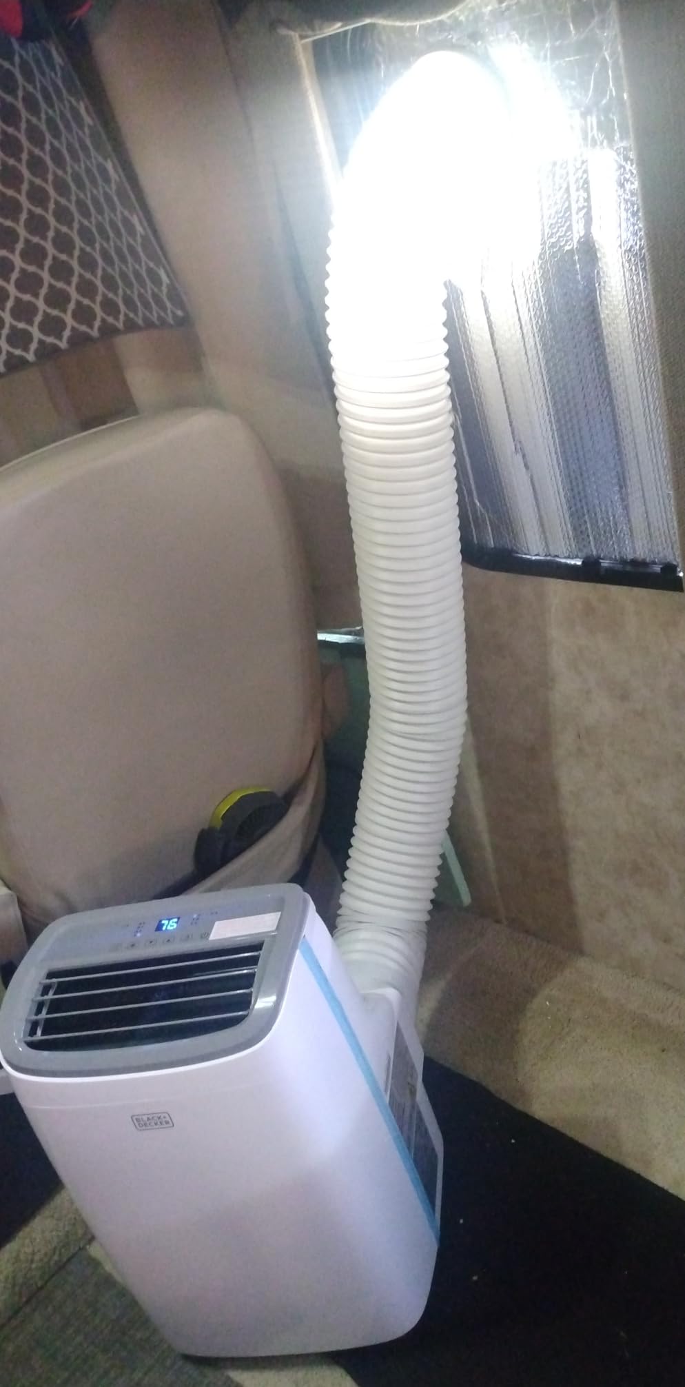 BLACK+DECKER Portable Air Conditioner, 9,000 BTU, BPACT08WT, White customer photo 2