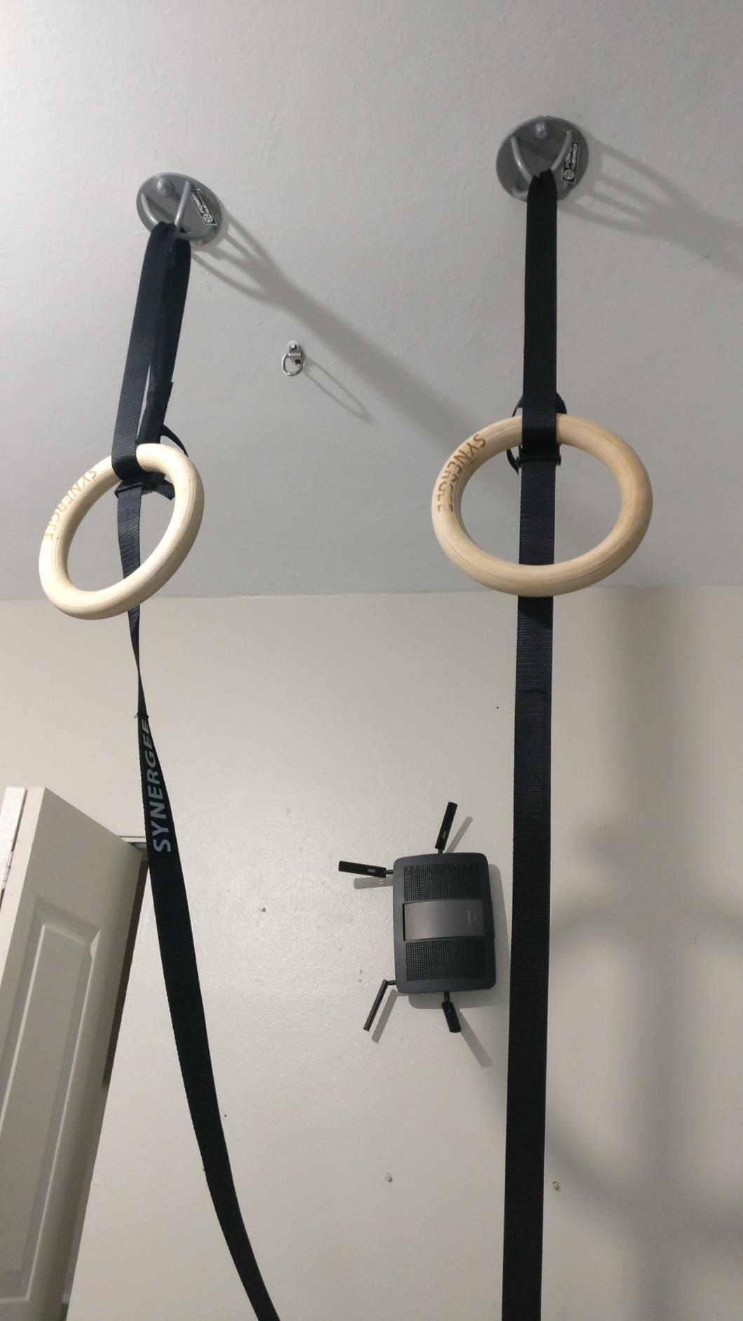 Synergee Wooden Gymnastic Rings - 1.25