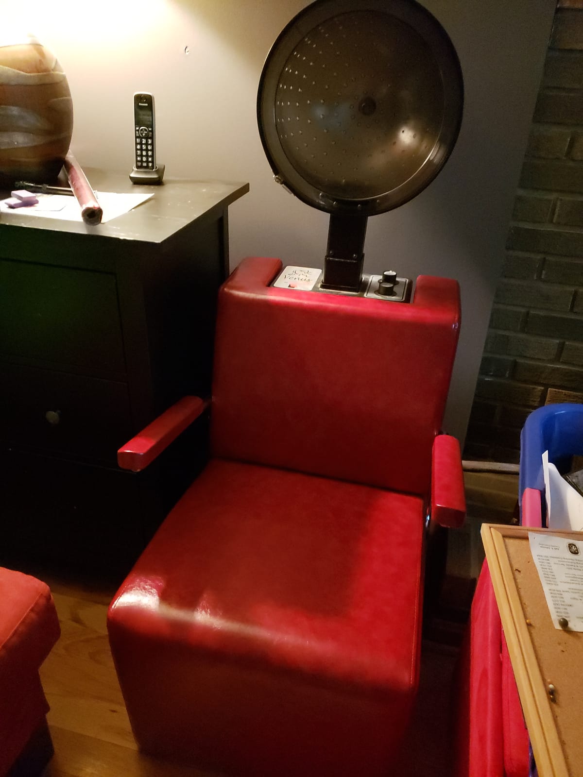 Berkeley Salon Hair Dryer Chair Black Edison Salon Barber Shop Beauty Salon Furniture & Equipment customer photo 2
