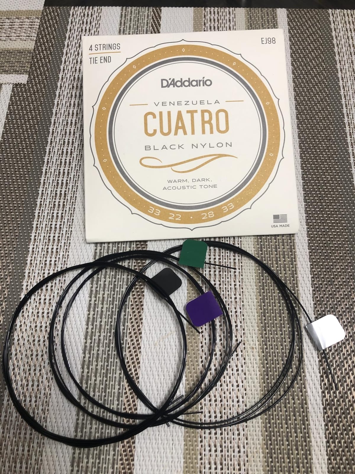 D'Addario EJ98 Cuatro-Venezuela Strings customer photo 1