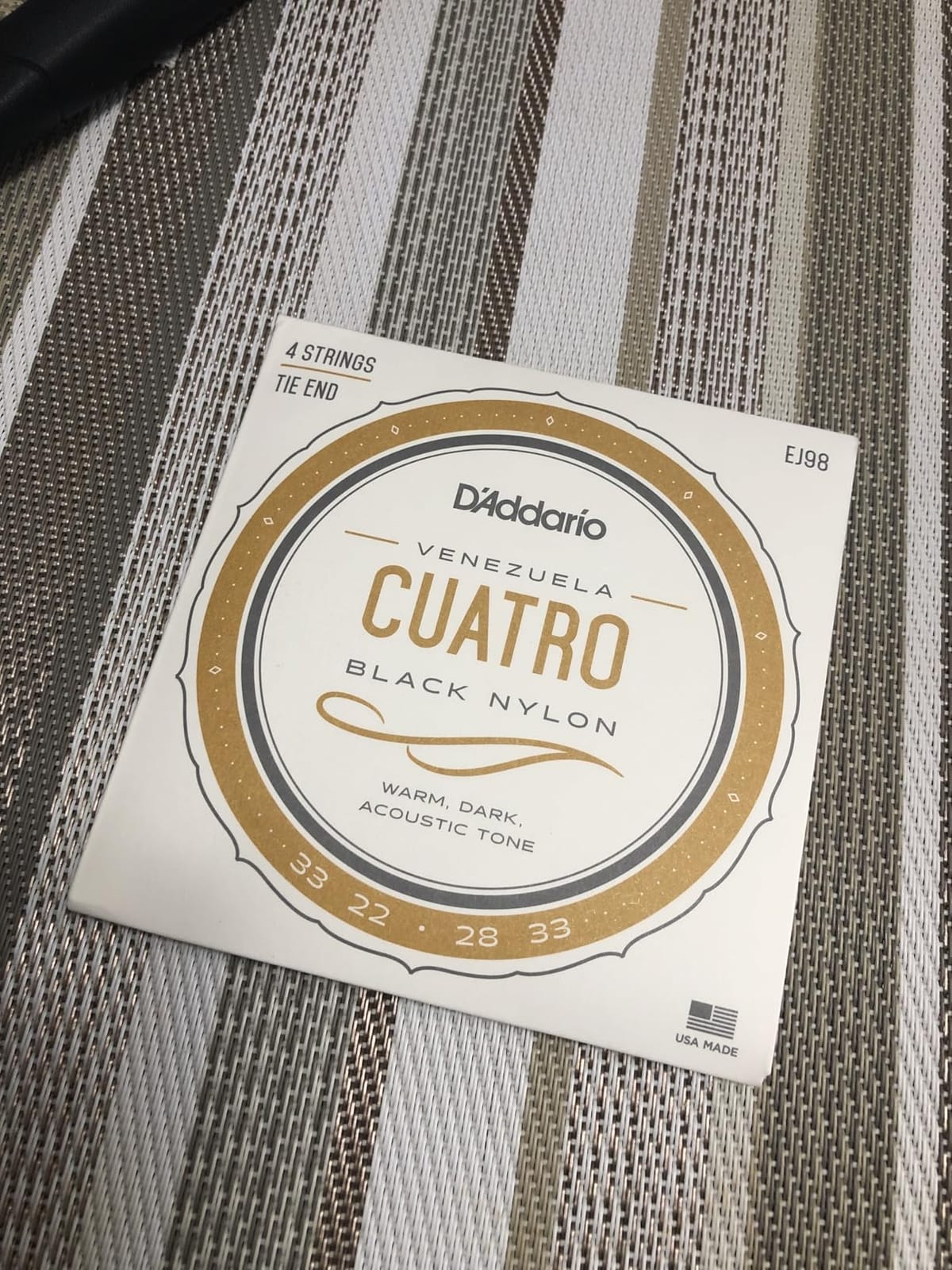 D'Addario EJ98 Cuatro-Venezuela Strings customer photo 2