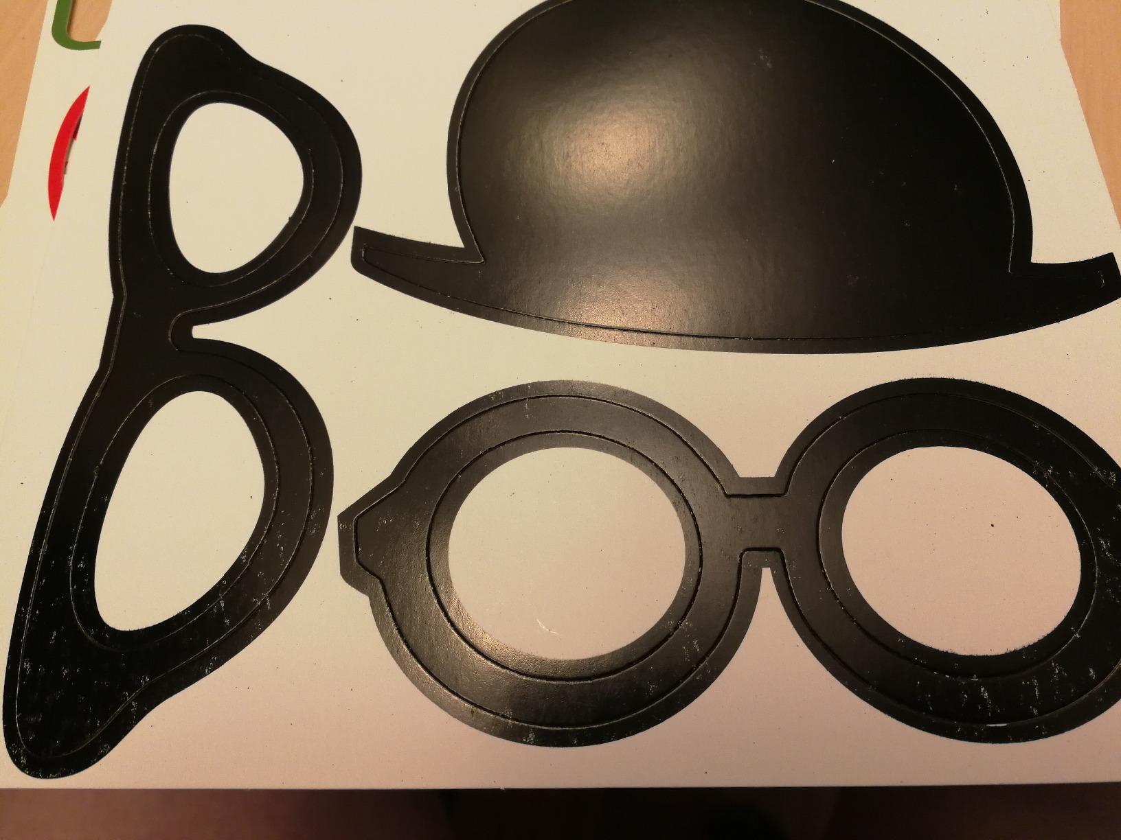 Joyin Toy Photo Booth Props 66 Pieces，Multicolor Kit for Graduation Wedding Party Supplies Favors，with Stick, Hats, Glasses, Mouth, Bowler, Bowties customer photo 1