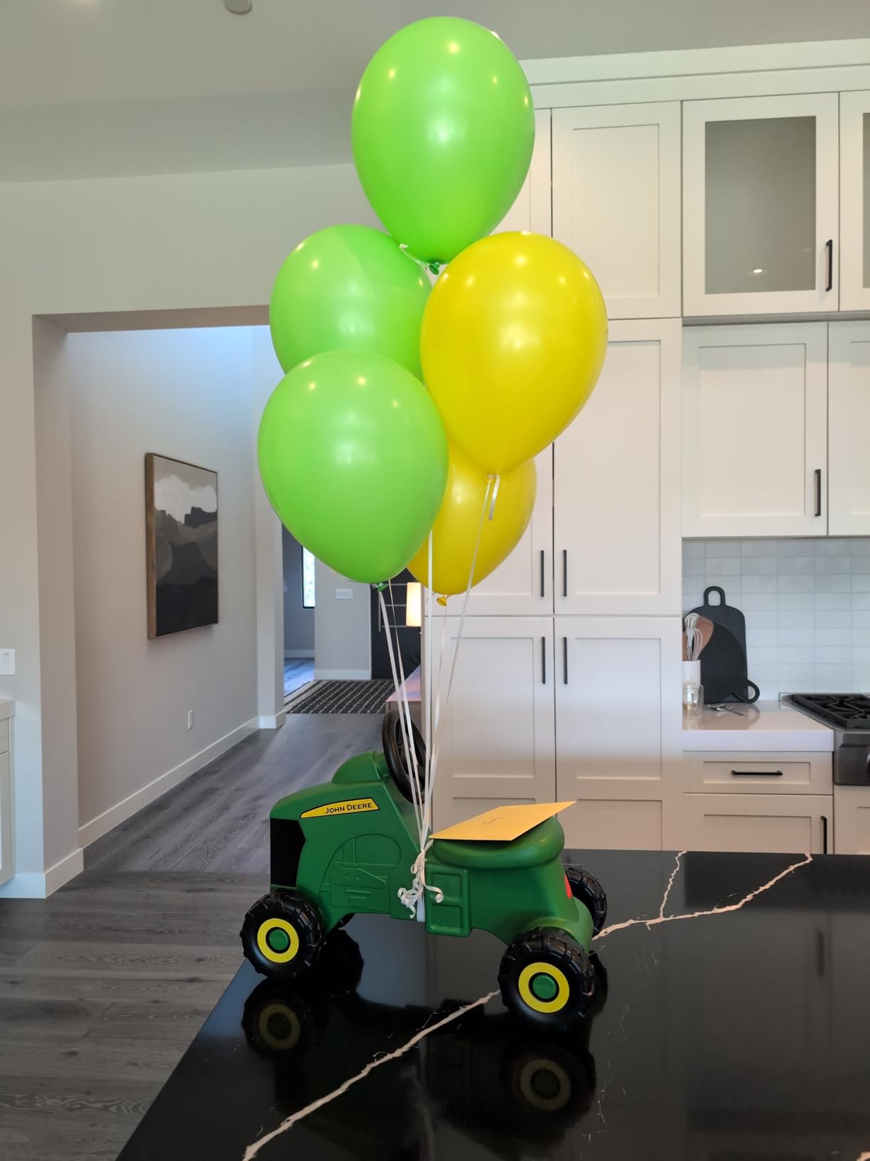 John Deere Ride On Toys Sit 'N Scoot Activity Tractor for Kids Ages 18 Months and Up, Green customer photo 1