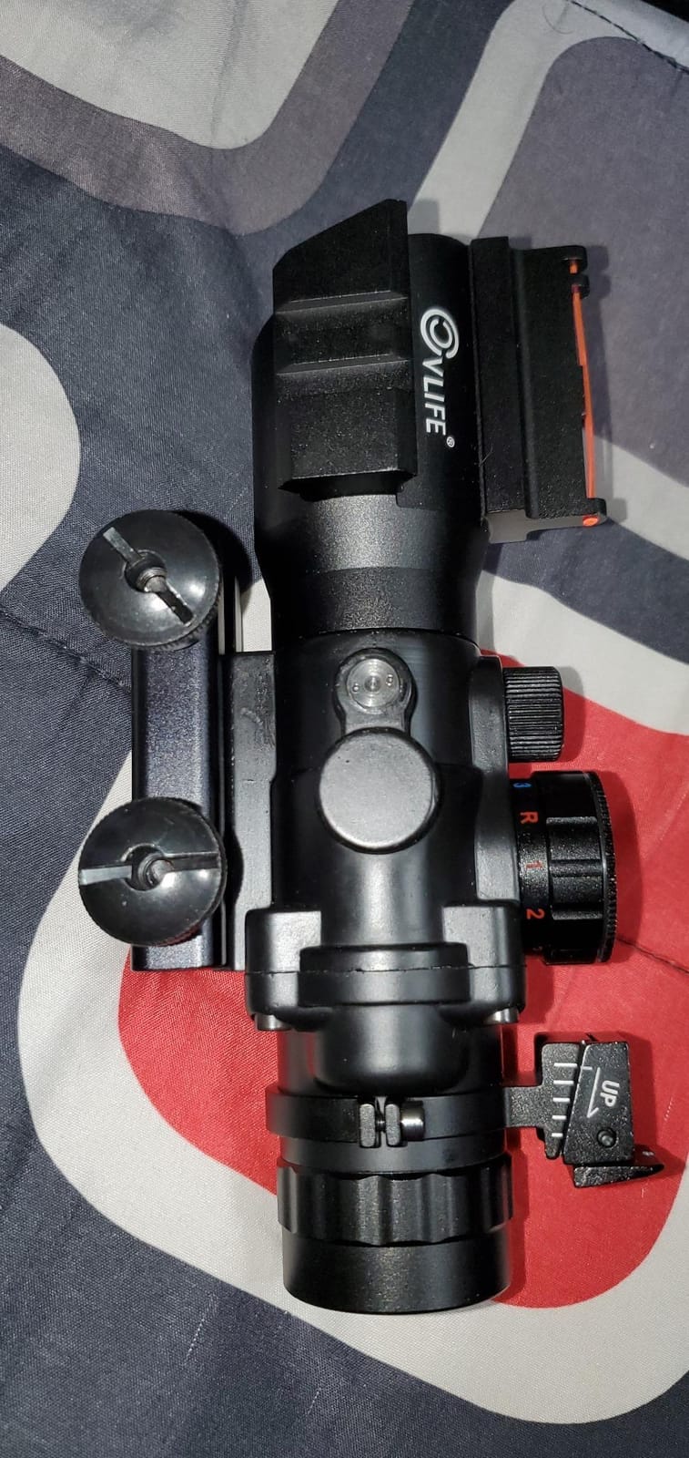 CVLIFE 4x32 Prism Hunting Rifle Scope Red & Green & Blue Illuminated Reticle Scope with Fiber Optic Sight customer photo 2