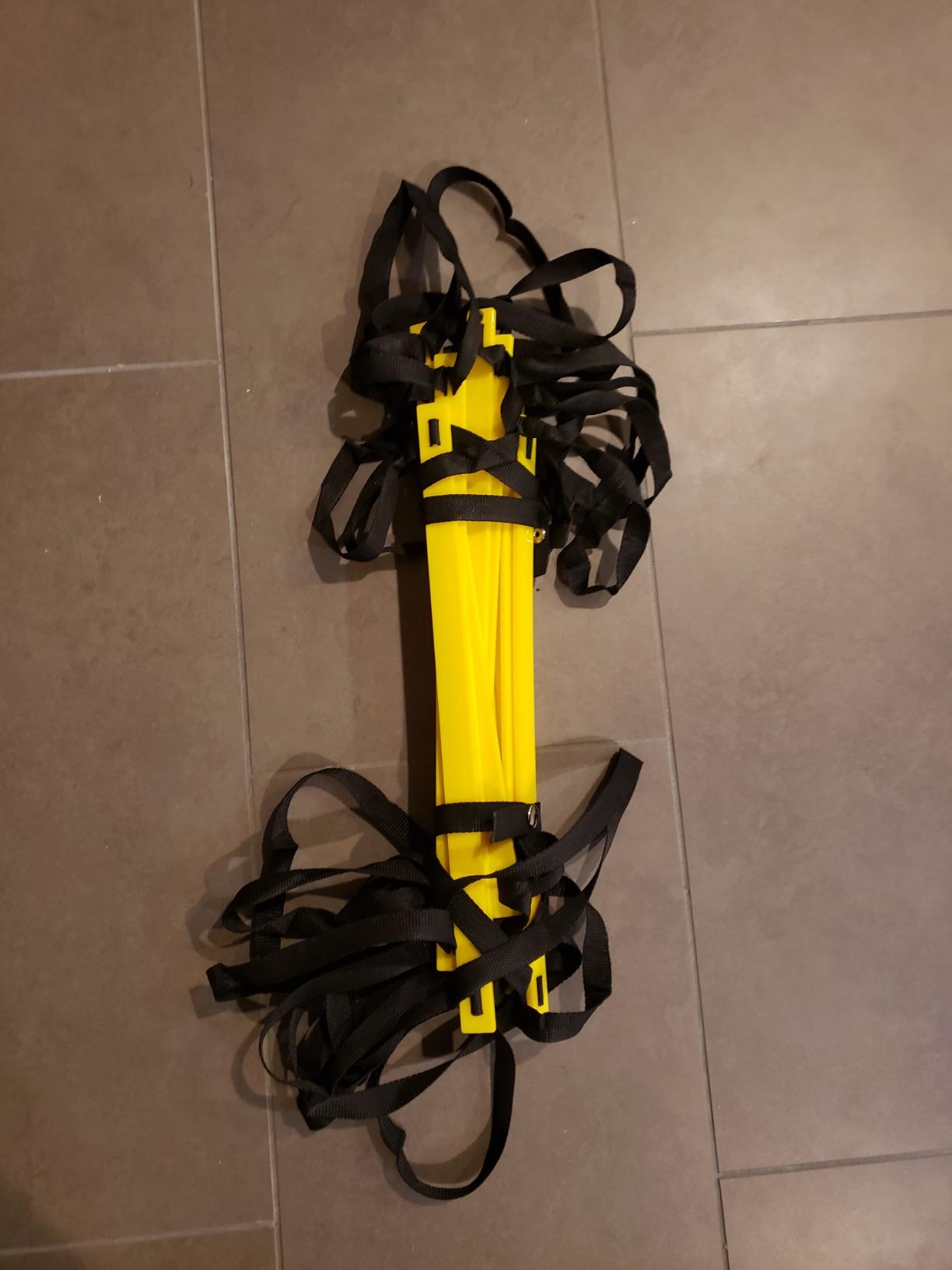 GHB Pro Agility Ladder Agility Training Ladder Speed 12 Rung 20ft with Carrying Bag customer photo 2
