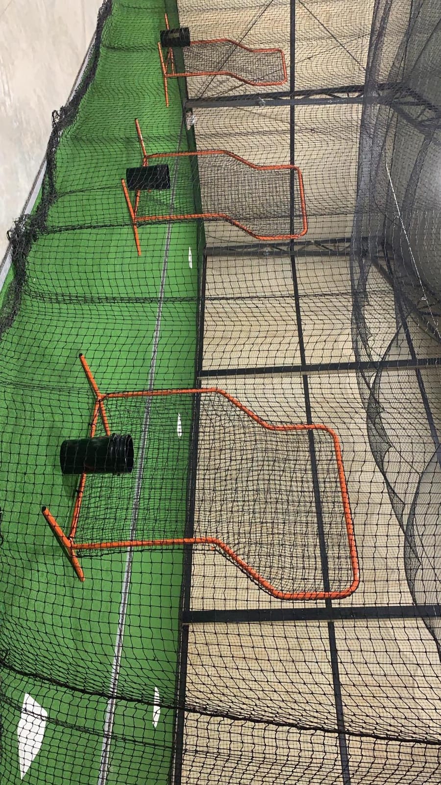 CHAMPRO Brute Heavy-Duty Steel Frame Baseball/Softball Pitcher's Z Screen Batting Cage Practice Net, 7'x 5', ORANGE customer photo 2