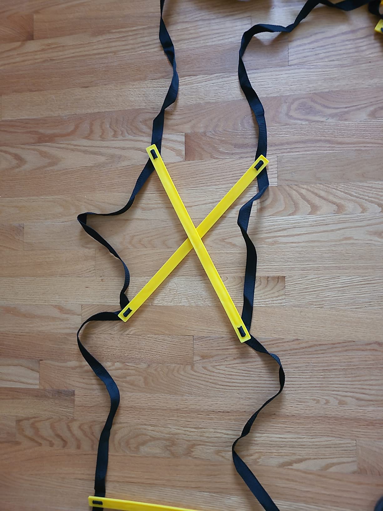 Teenitor Agility Ladder Speed Ladder Training Ladder for Soccer, Speed, Football Fitness Feet Training Carry Bag Agility Training Equipment 13 rungs, 23 feet customer photo 2