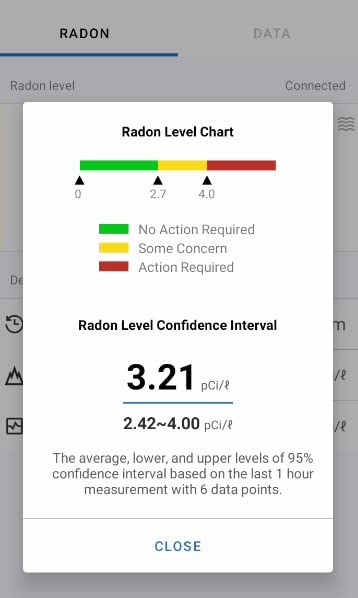 Ecosense Continuous Home Radon Detector, OLED Display, Bluetooth, RD200 | 95% Accuracy in 10 Hours, Results Updated Every 10 Minutes, Short & Long-Term Trend Charts in App, Easy Setup, Audio Alerts customer photo 2