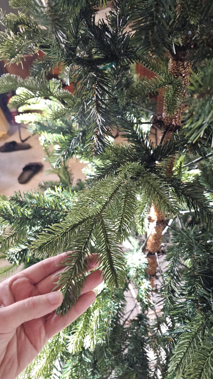 National Tree Company 7.5ft Unlit Norwegian Spruce Artificial Christmas Tree | 1,325 Tips, Includes Stand, Green customer photo 1