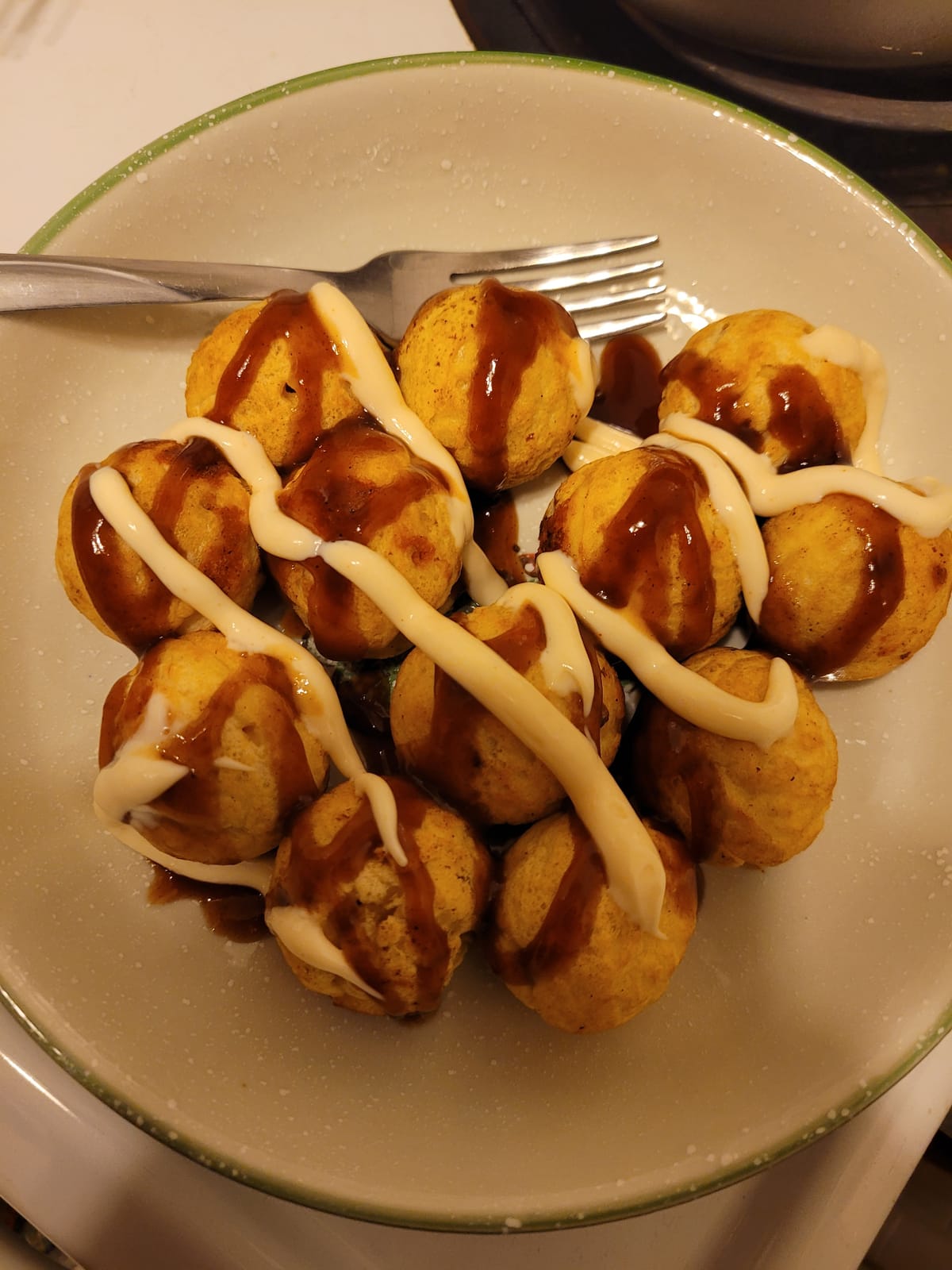 Personal Size Traditional Cast Iron Japanese Takoyaki And Dessert Cake Cooking Pan customer photo 1